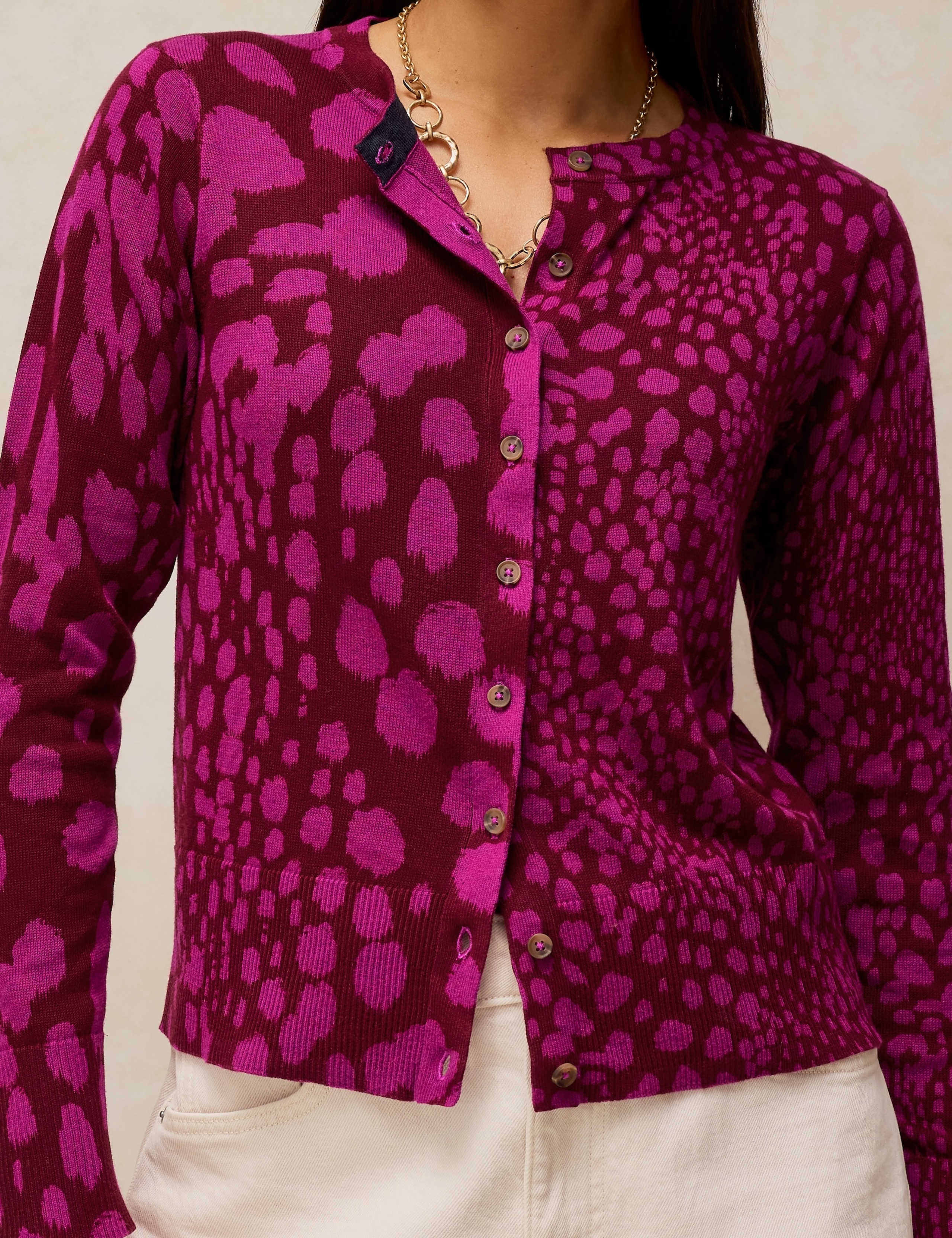 Lois Pure Cotton Printed Cardigan 5 of 6