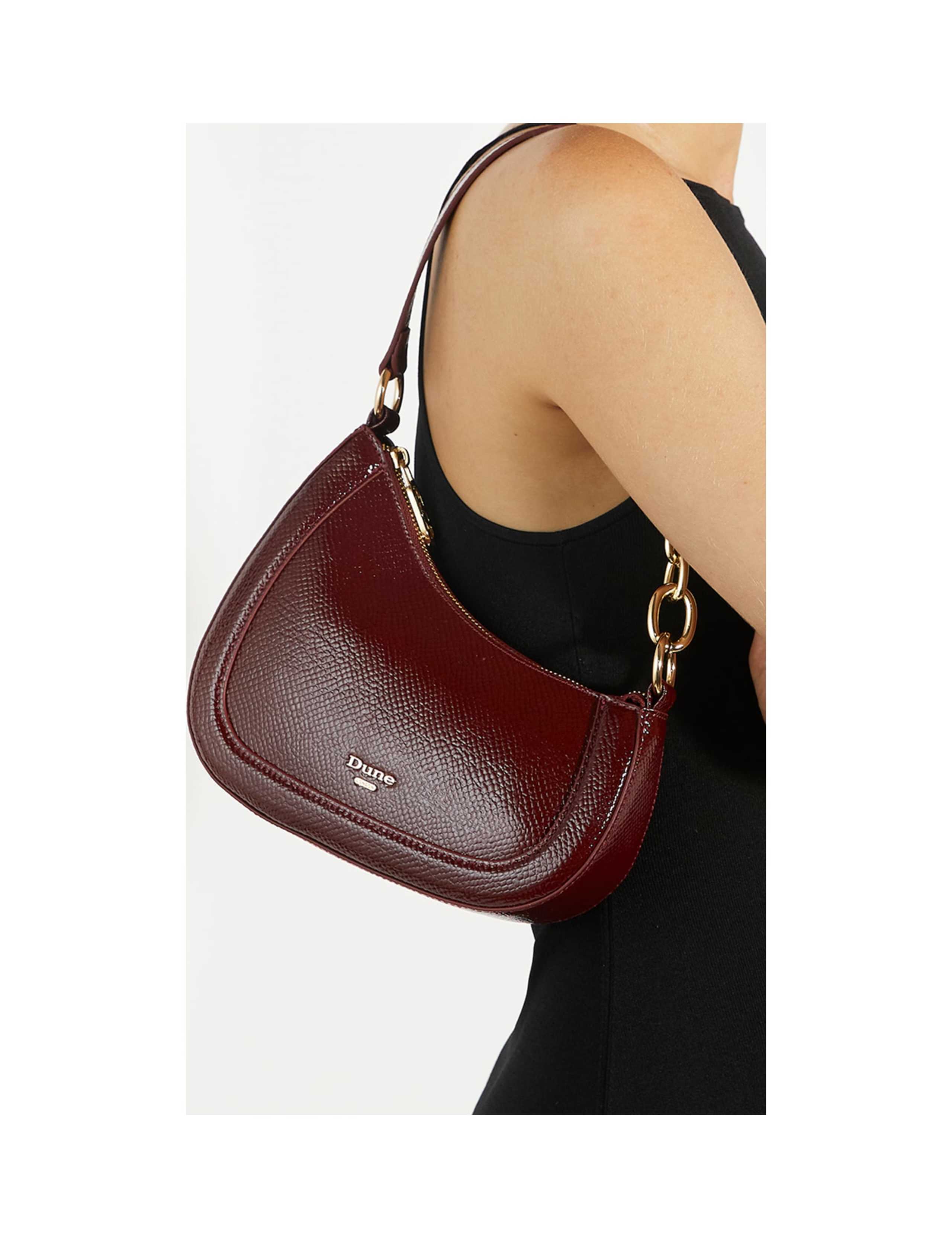 Croc Effect Underarm Shoulder Bag 2 of 6