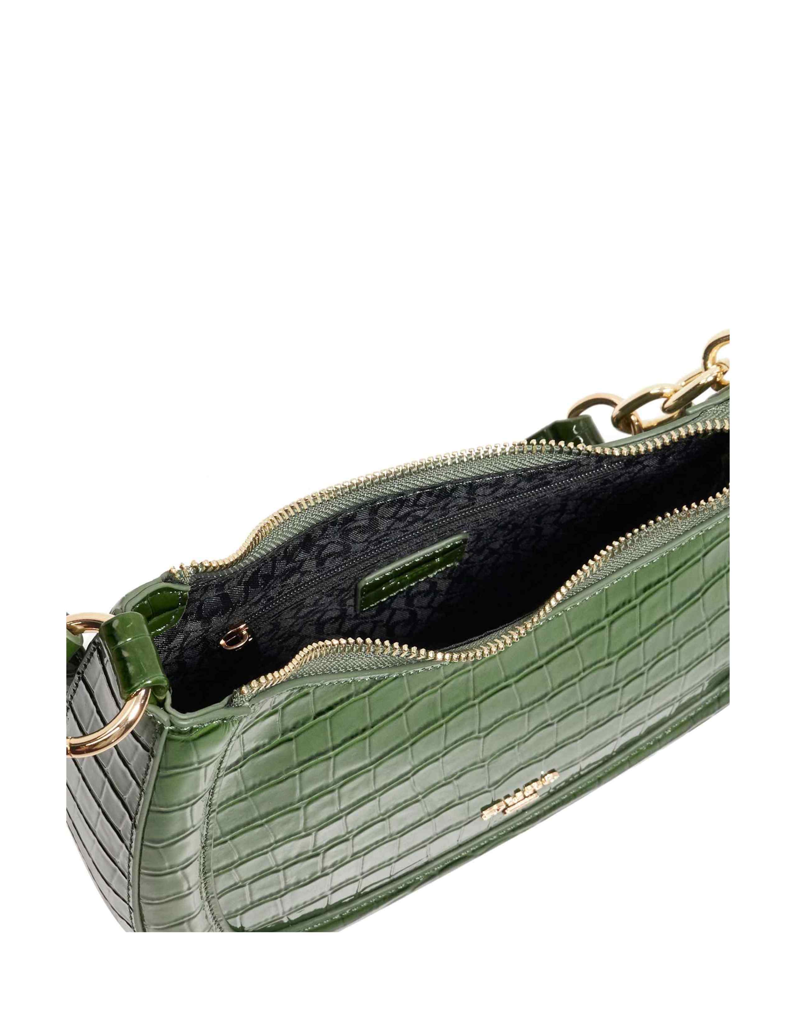 Croc Effect Underarm Shoulder Bag 3 of 5