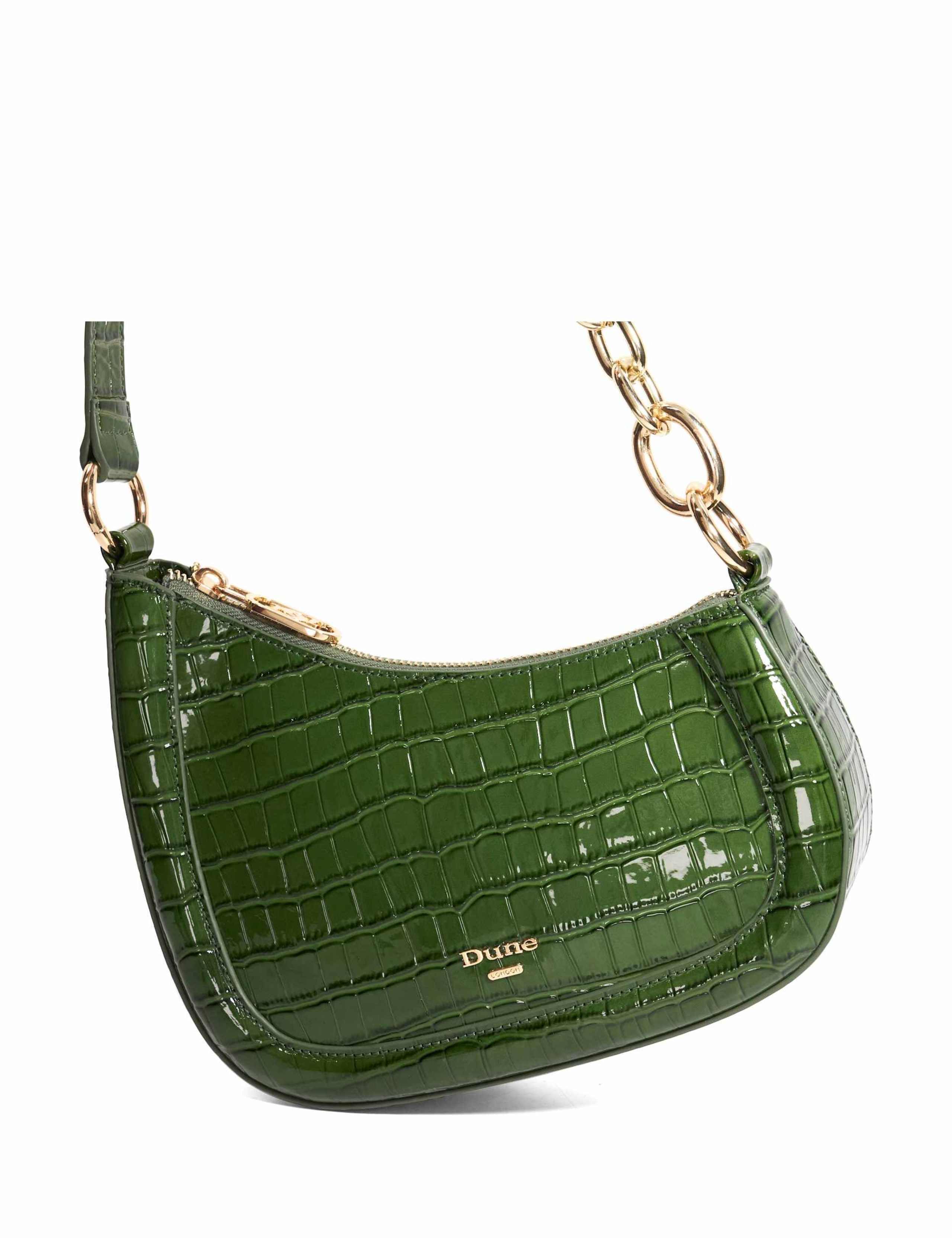 Croc Effect Underarm Shoulder Bag 4 of 5