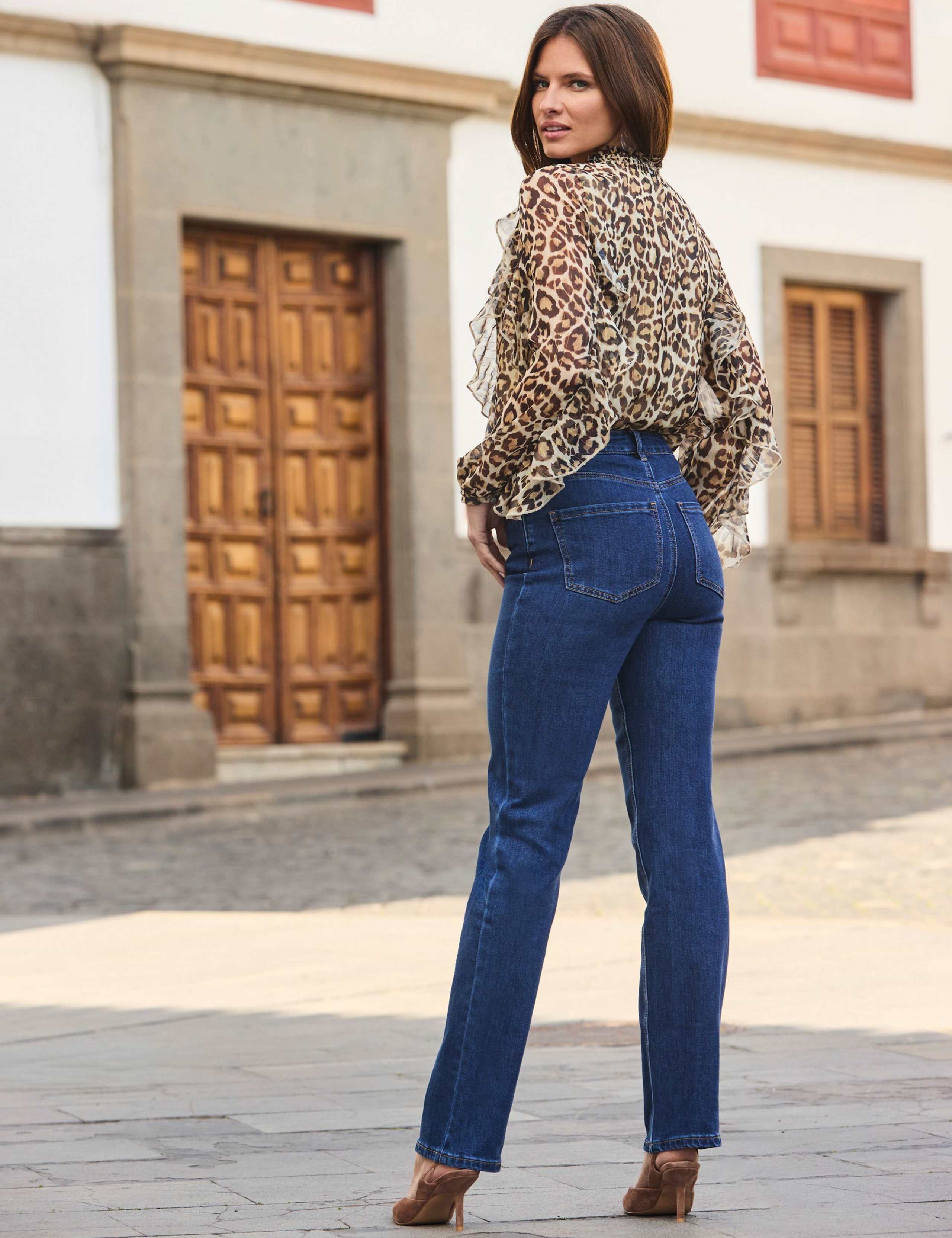 Mid Rise Straight Leg Jeans 5 of 5
