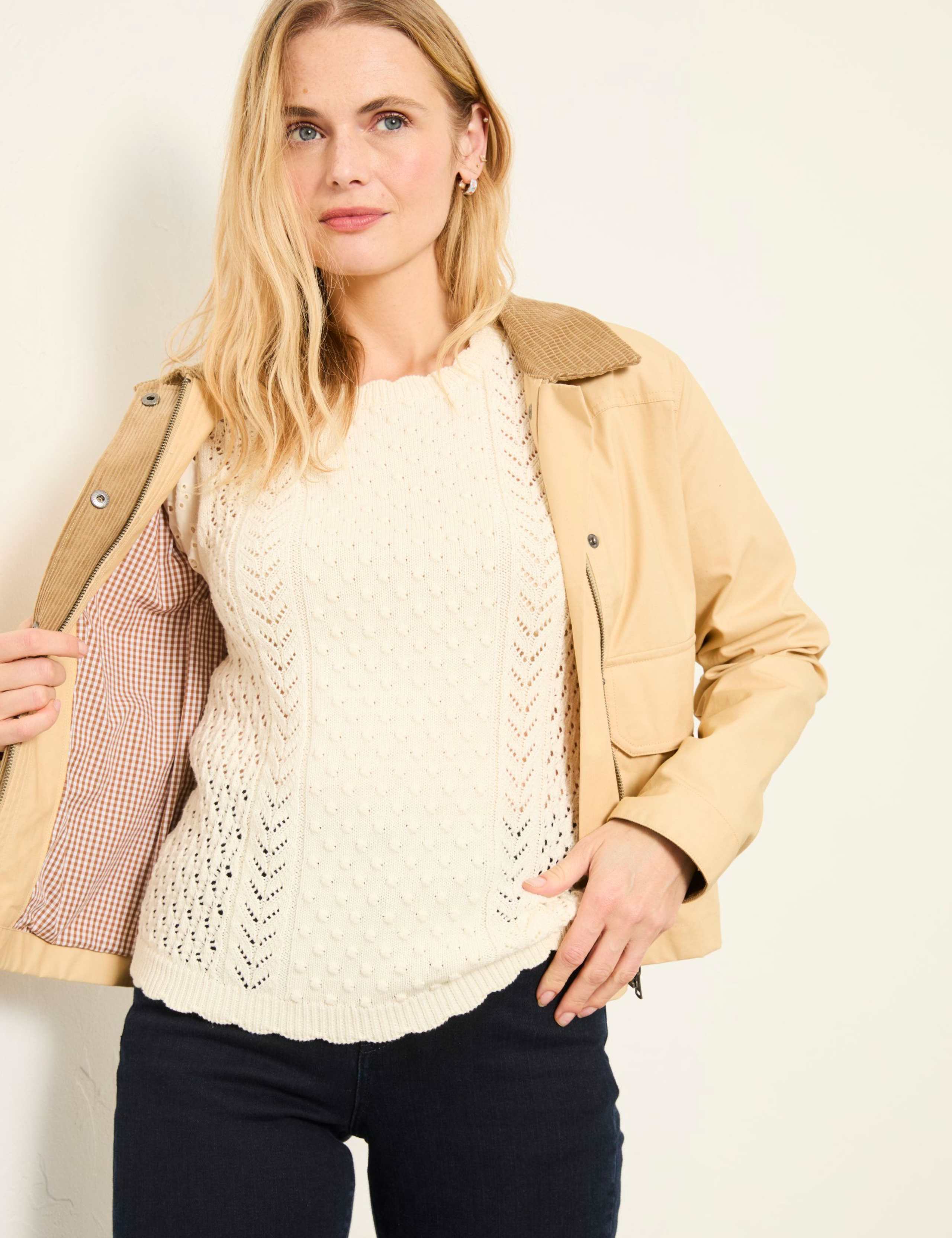 Pure Cotton Textured Knitted Top 3 of 6