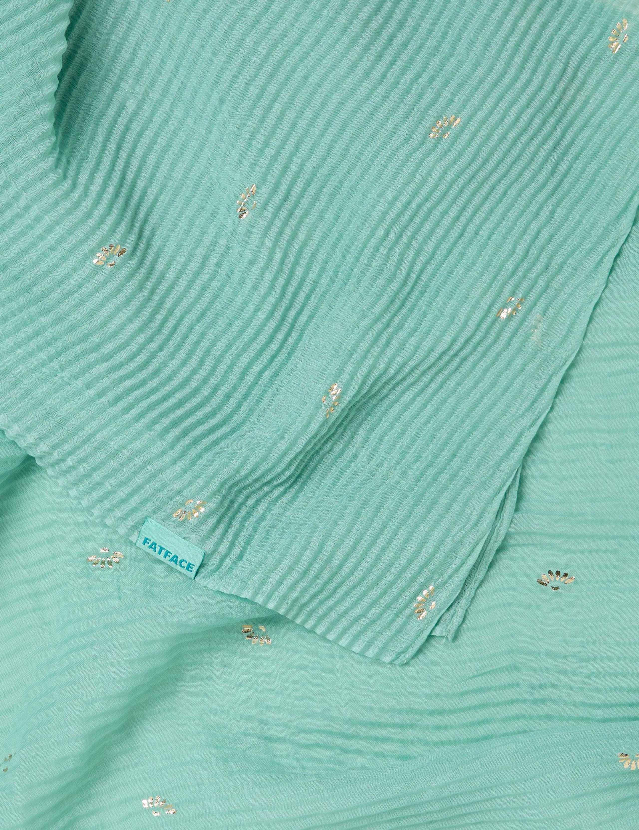 Printed Foil Pleated Scarf 2 of 2