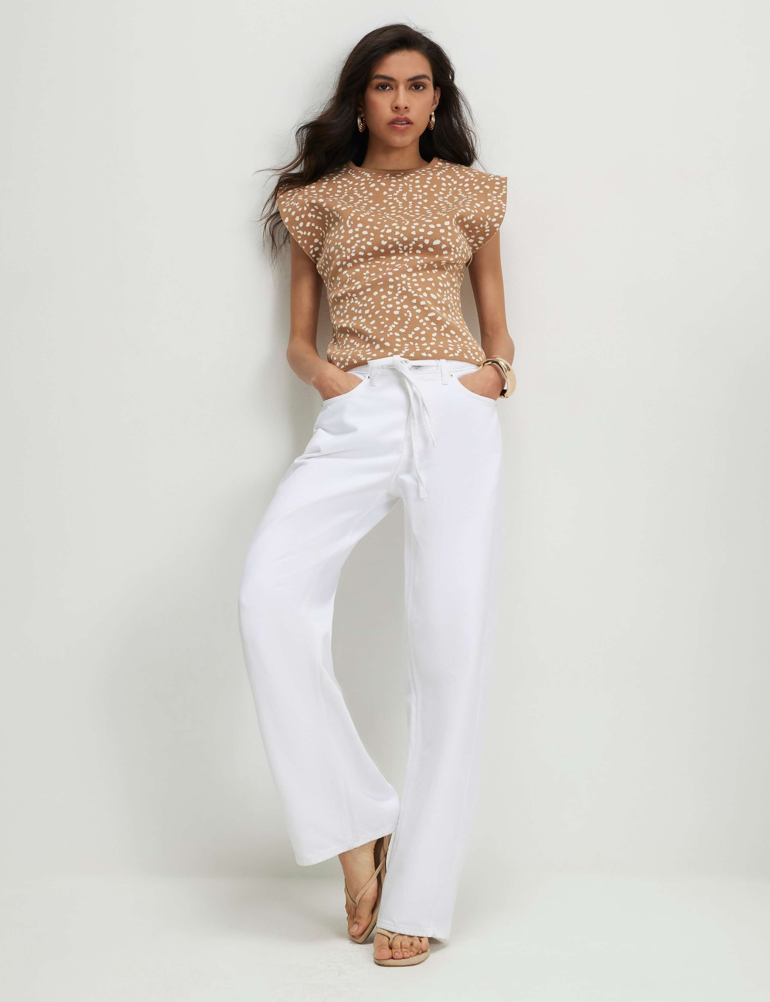 Animal Print Knitted Top 2 of 4