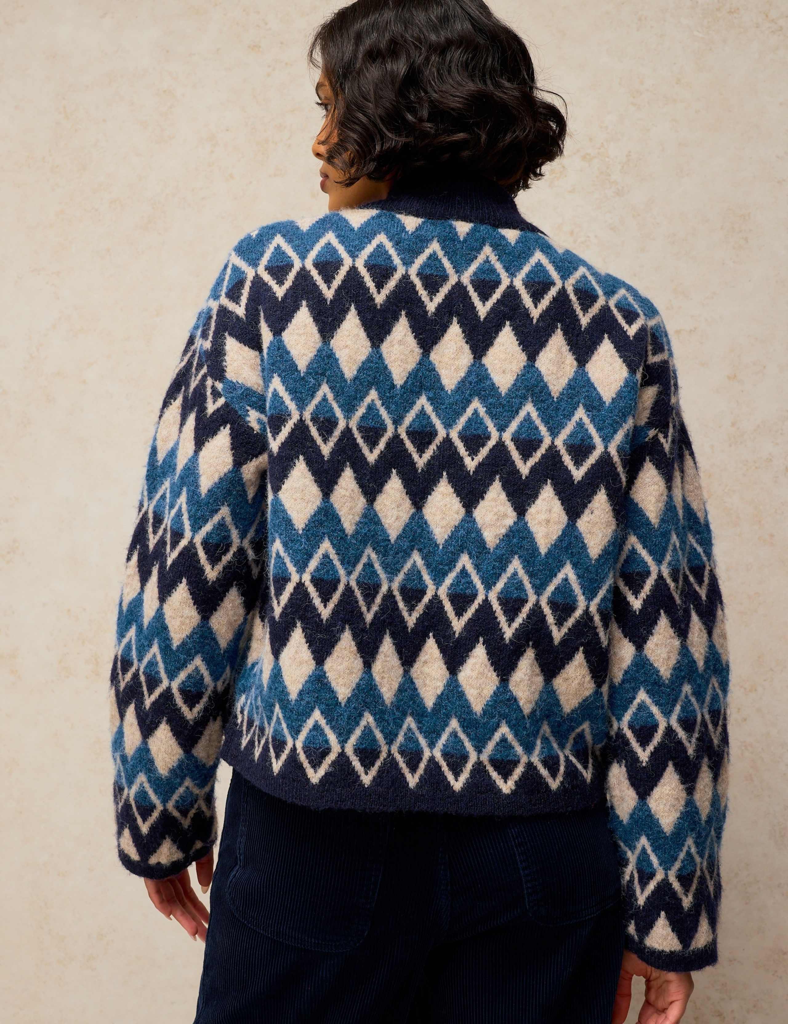 Margot Fair Isle Collared Cardigan 3 of 6
