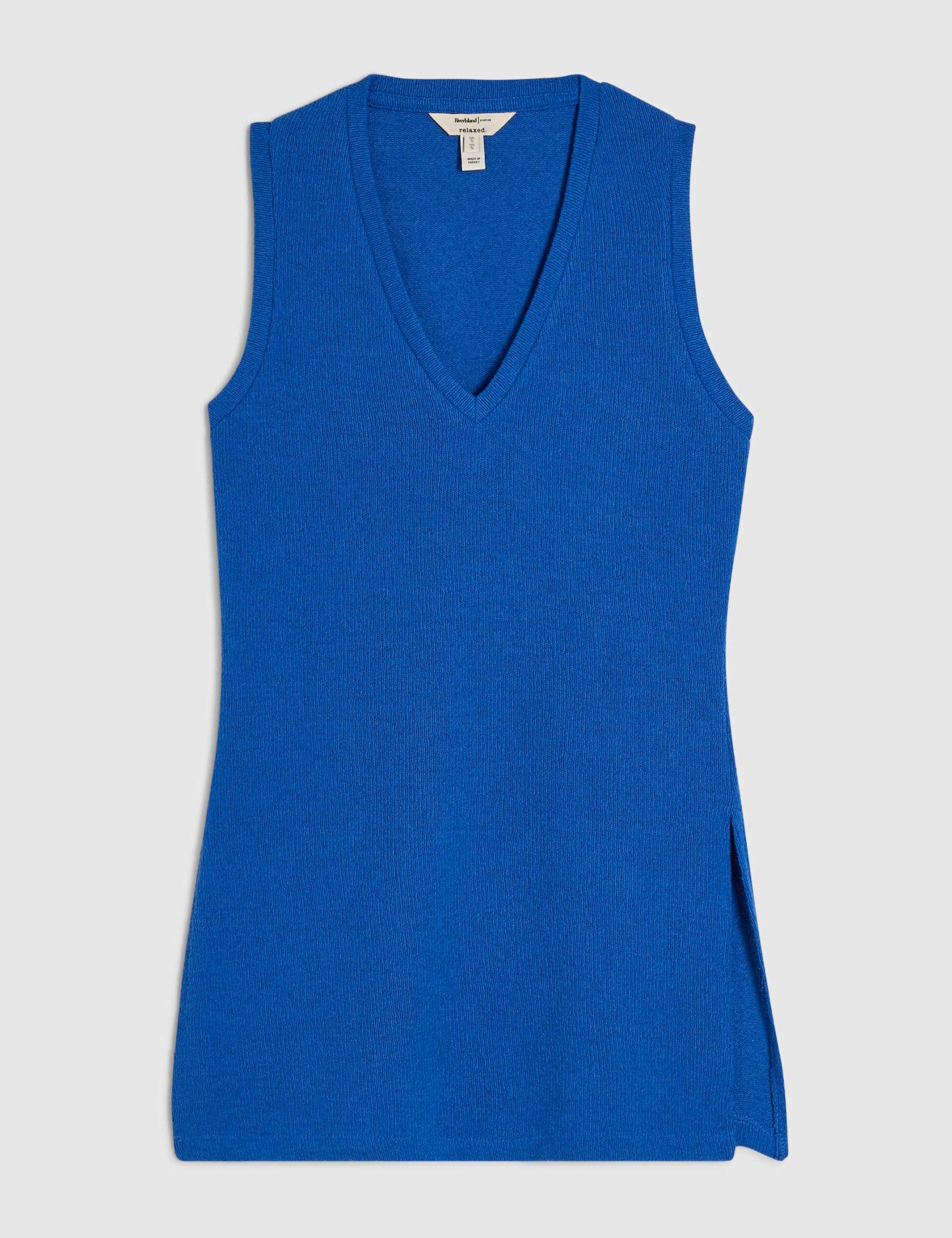 Pure Cotton V-Neck Tunic 2 of 5