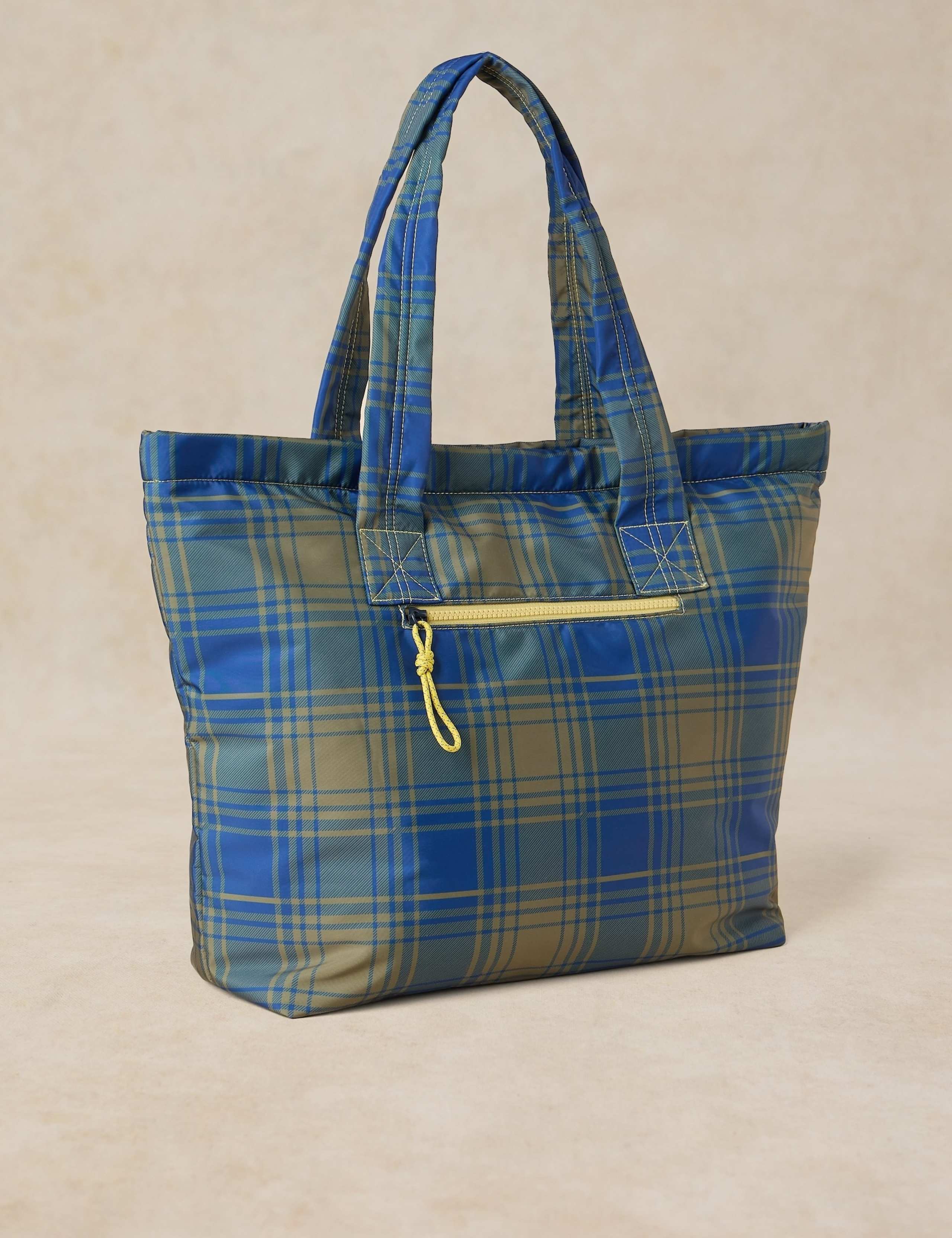 Checked Tote Bag 4 of 5