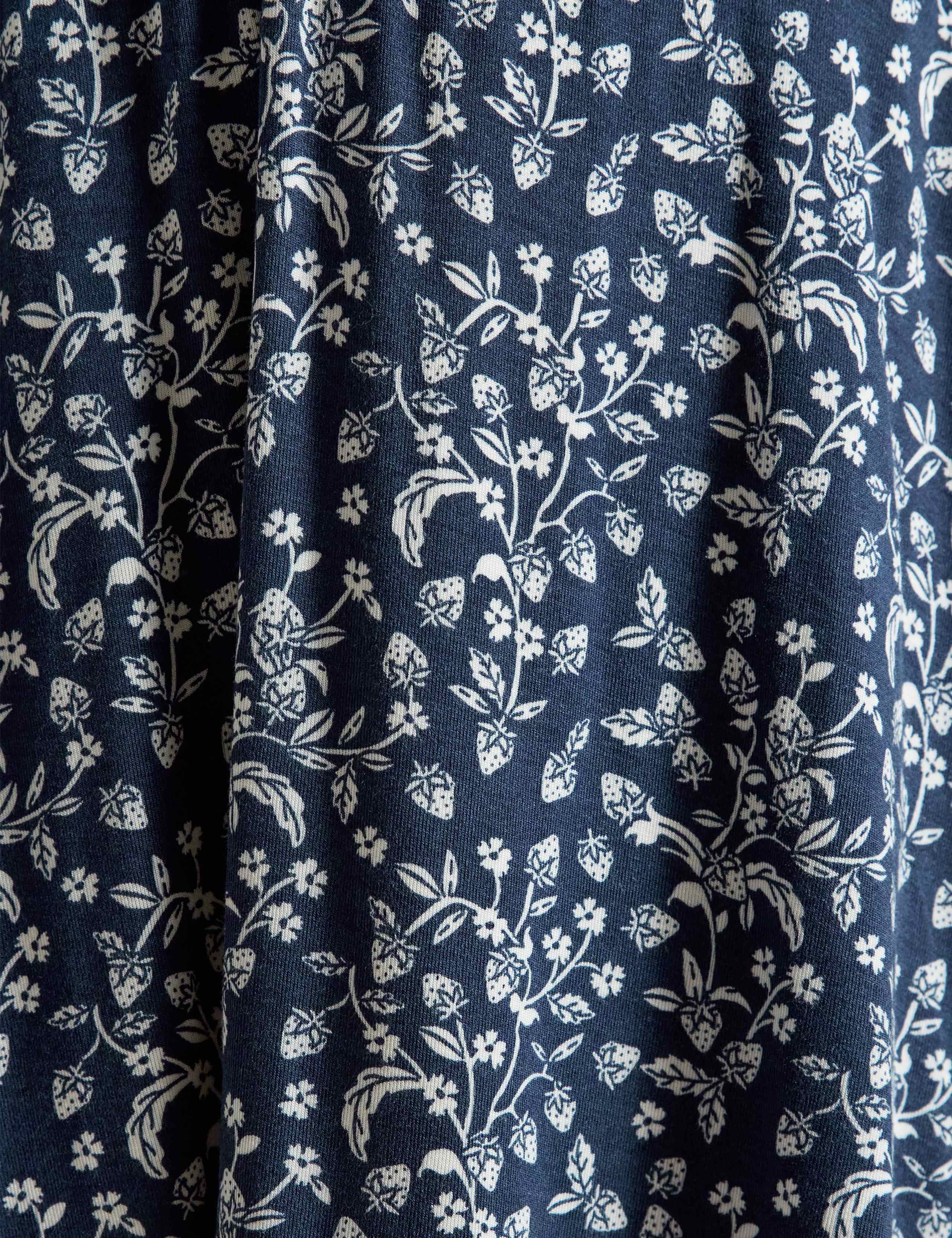 Jersey Fruit Print Mini A-Line Skirt 4 of 8