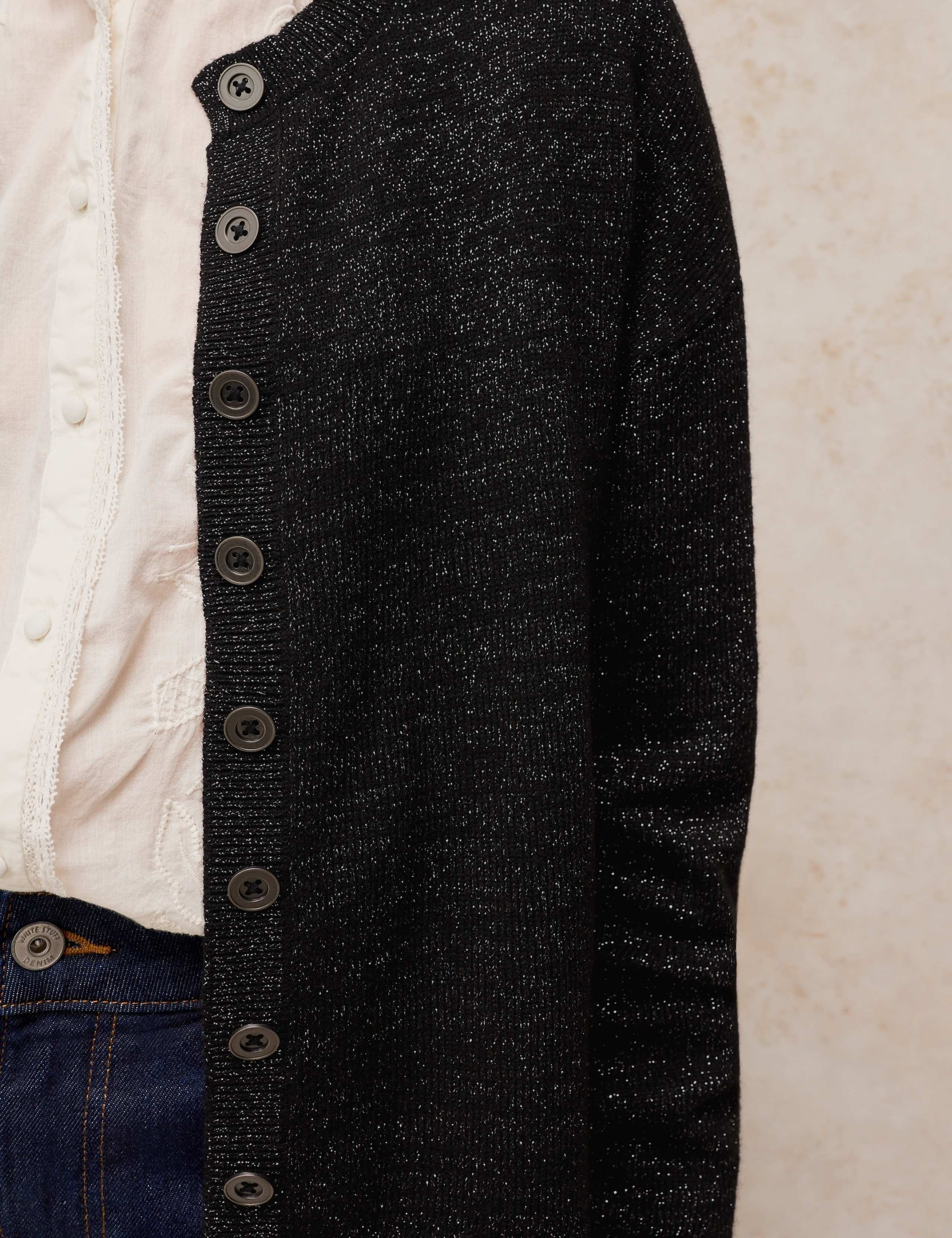 Sansa Wool Blend Sparkly Cardigan 5 of 6