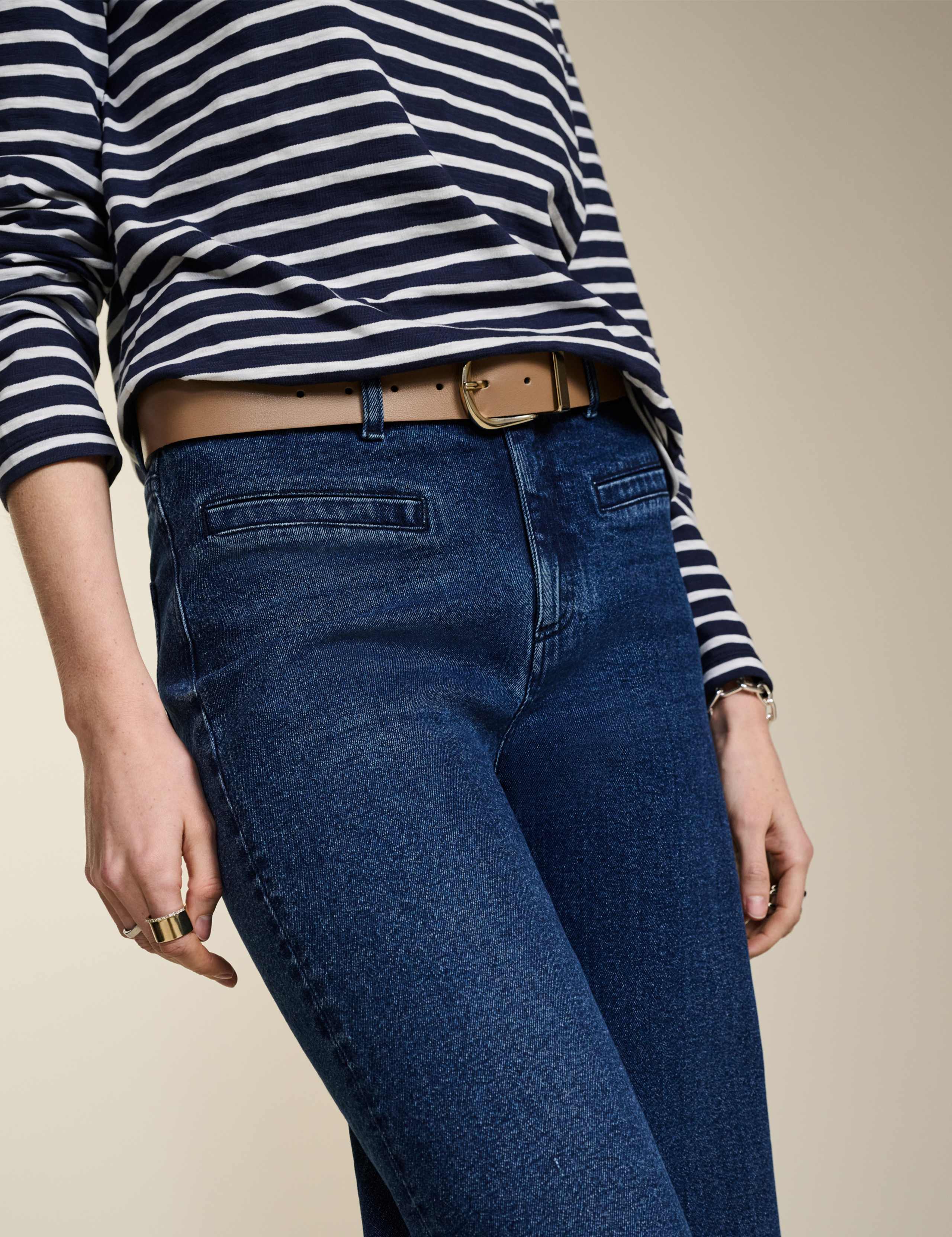 High Waisted Wide Leg Jeans 3 of 6
