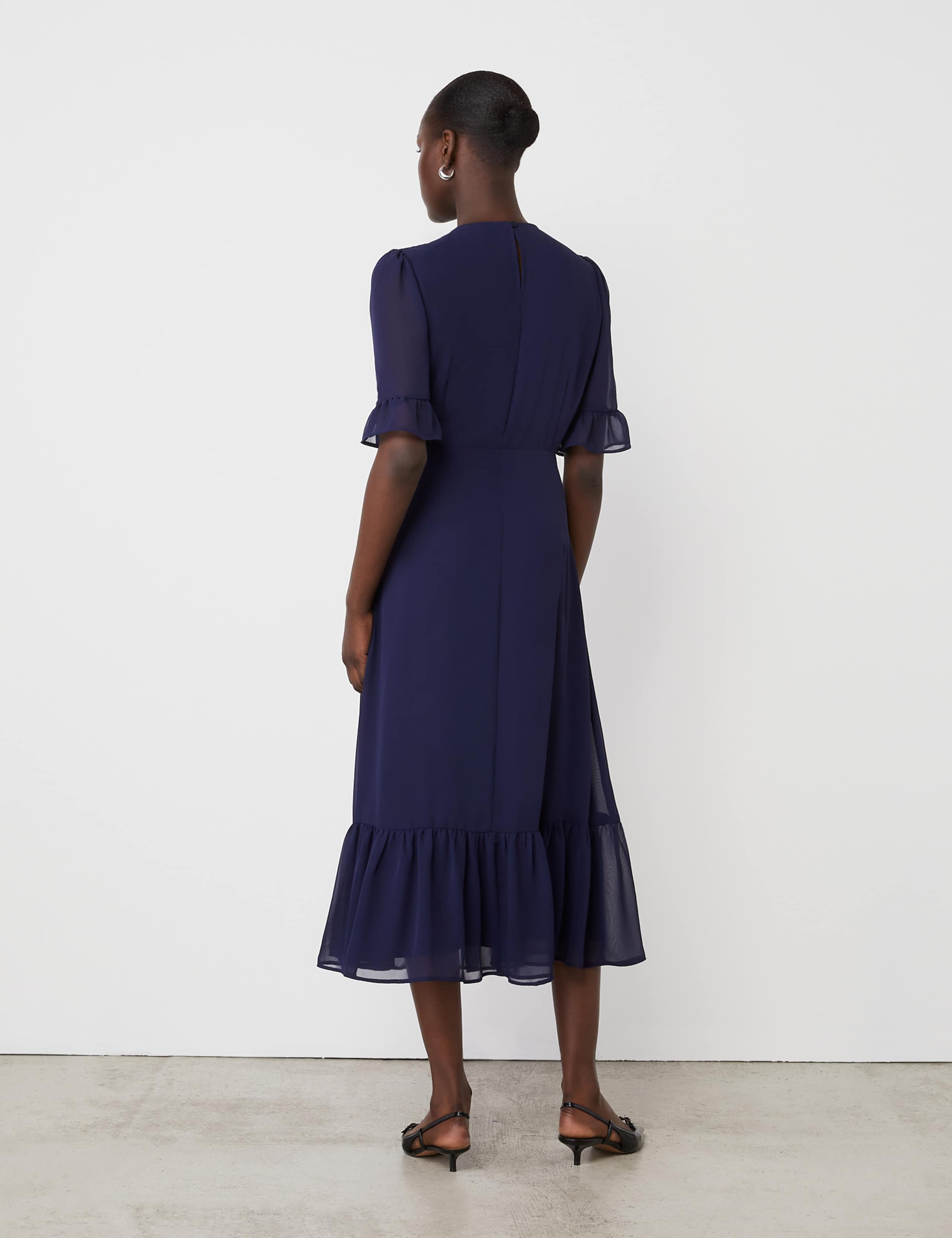 Chiffon Midi Tiered Dress 2 of 4