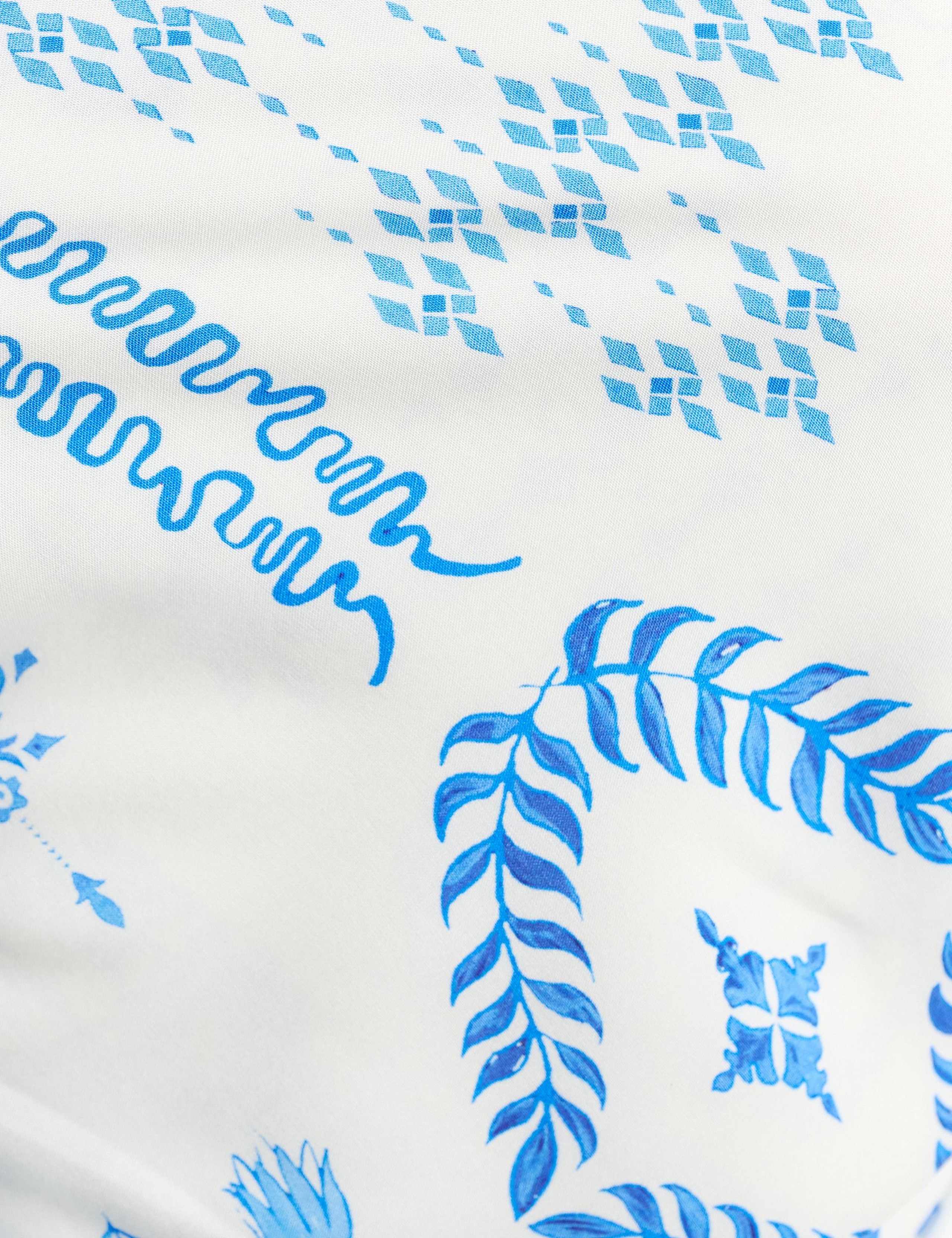 Printed Tie Detail Bandeau Top 6 of 6