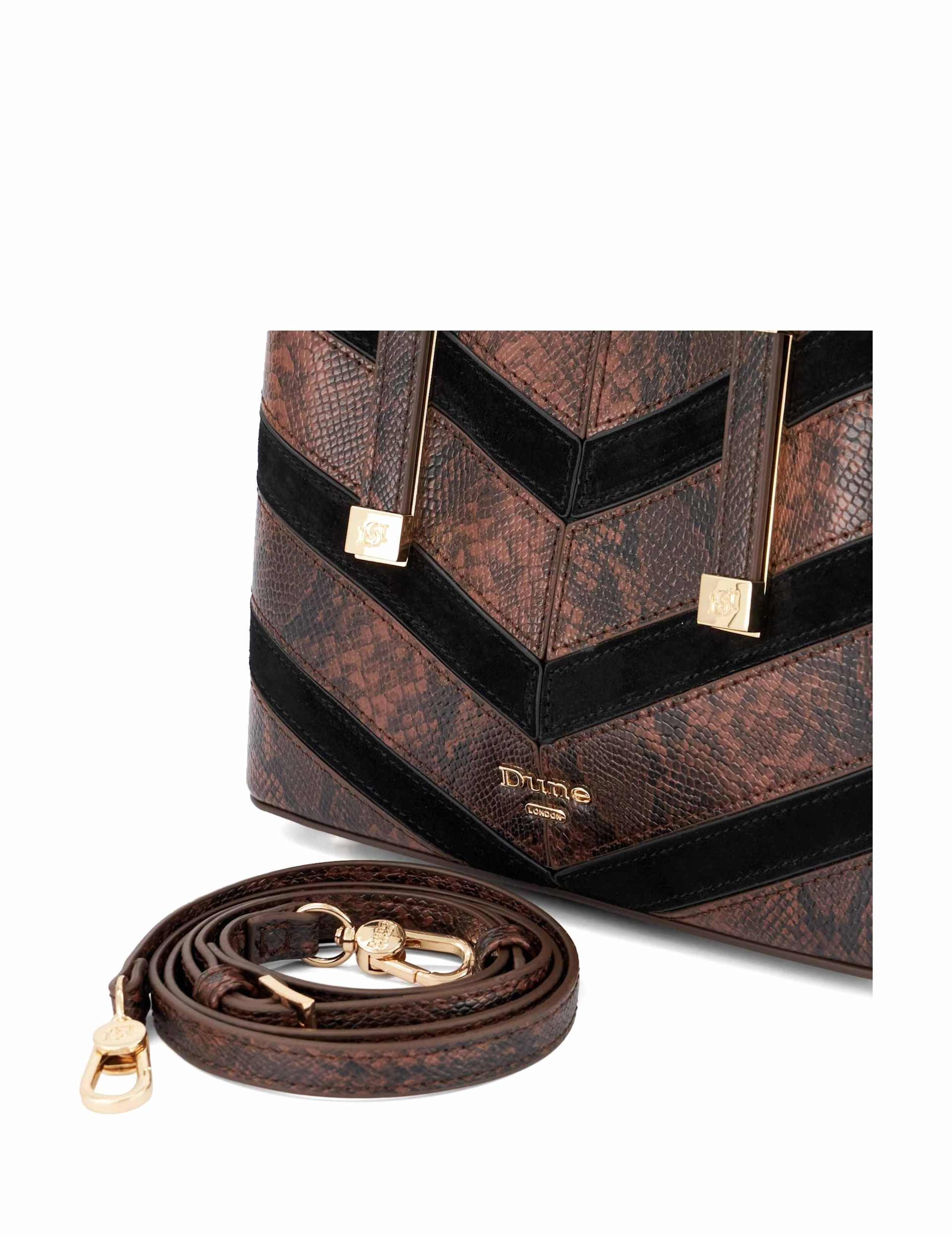 Snakeskin Print Tote Bag 3 of 5