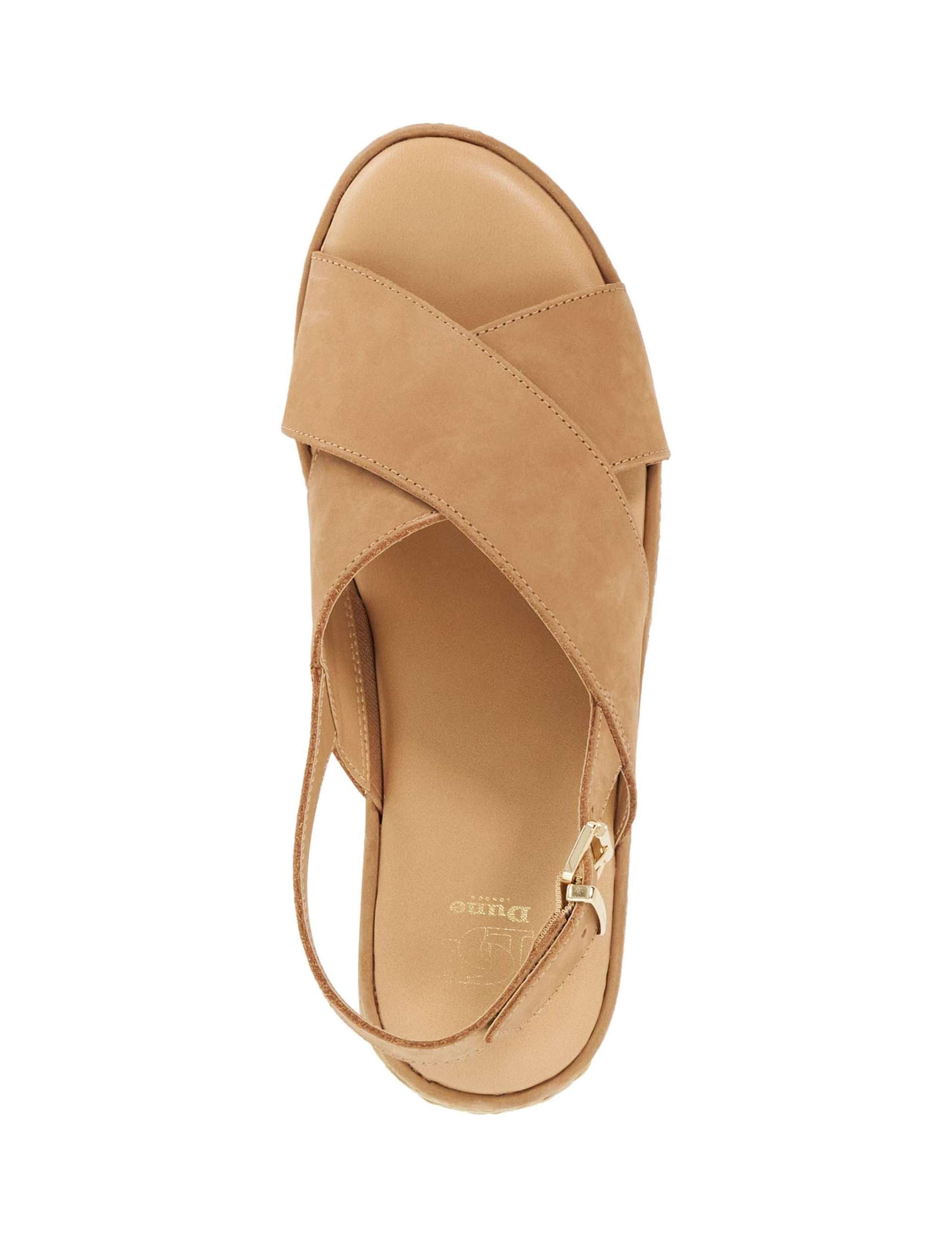 Leather Crossover Wedge Sandals 2 of 6