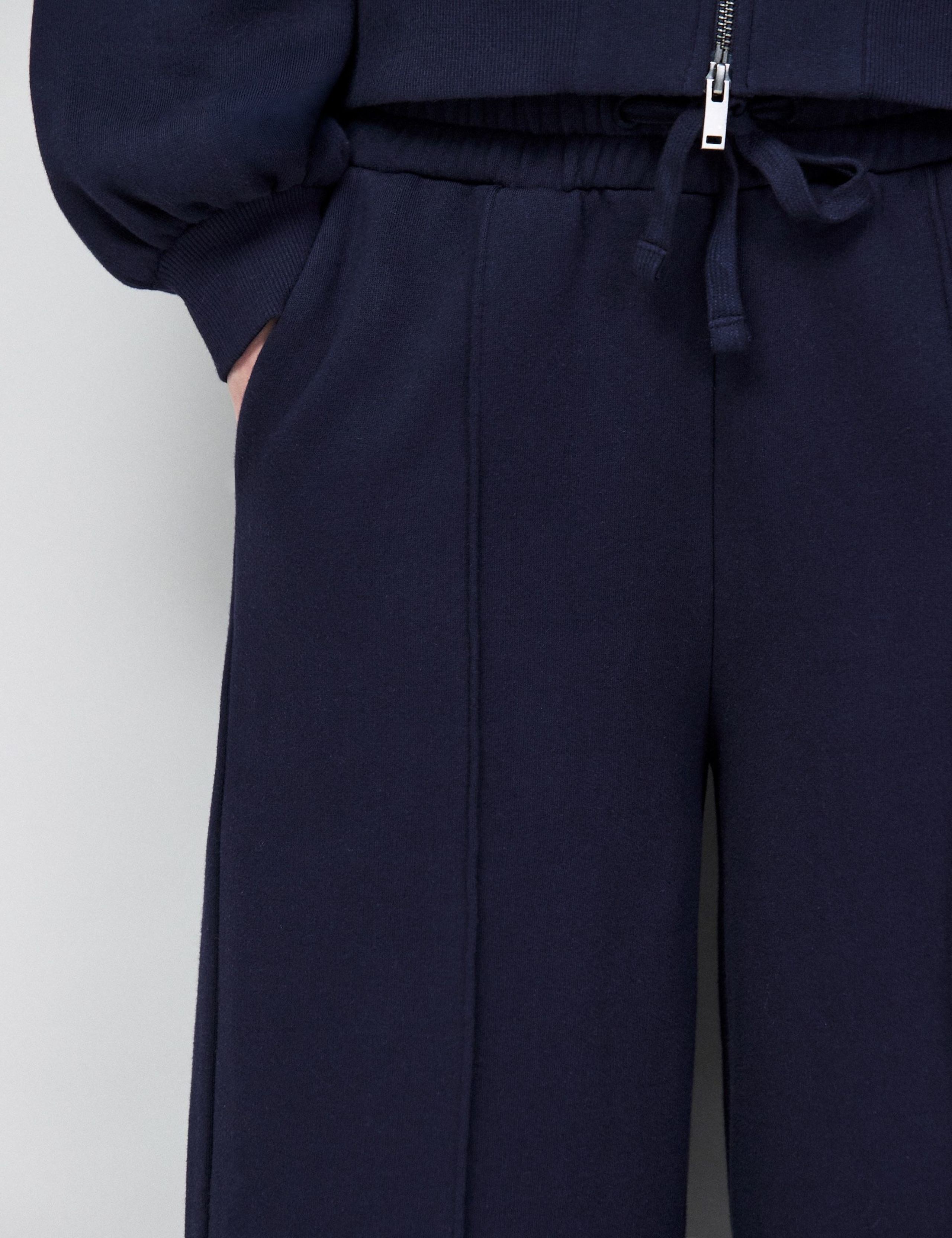 Cotton Rich Seam Detail Wide Leg Joggers 5 of 5