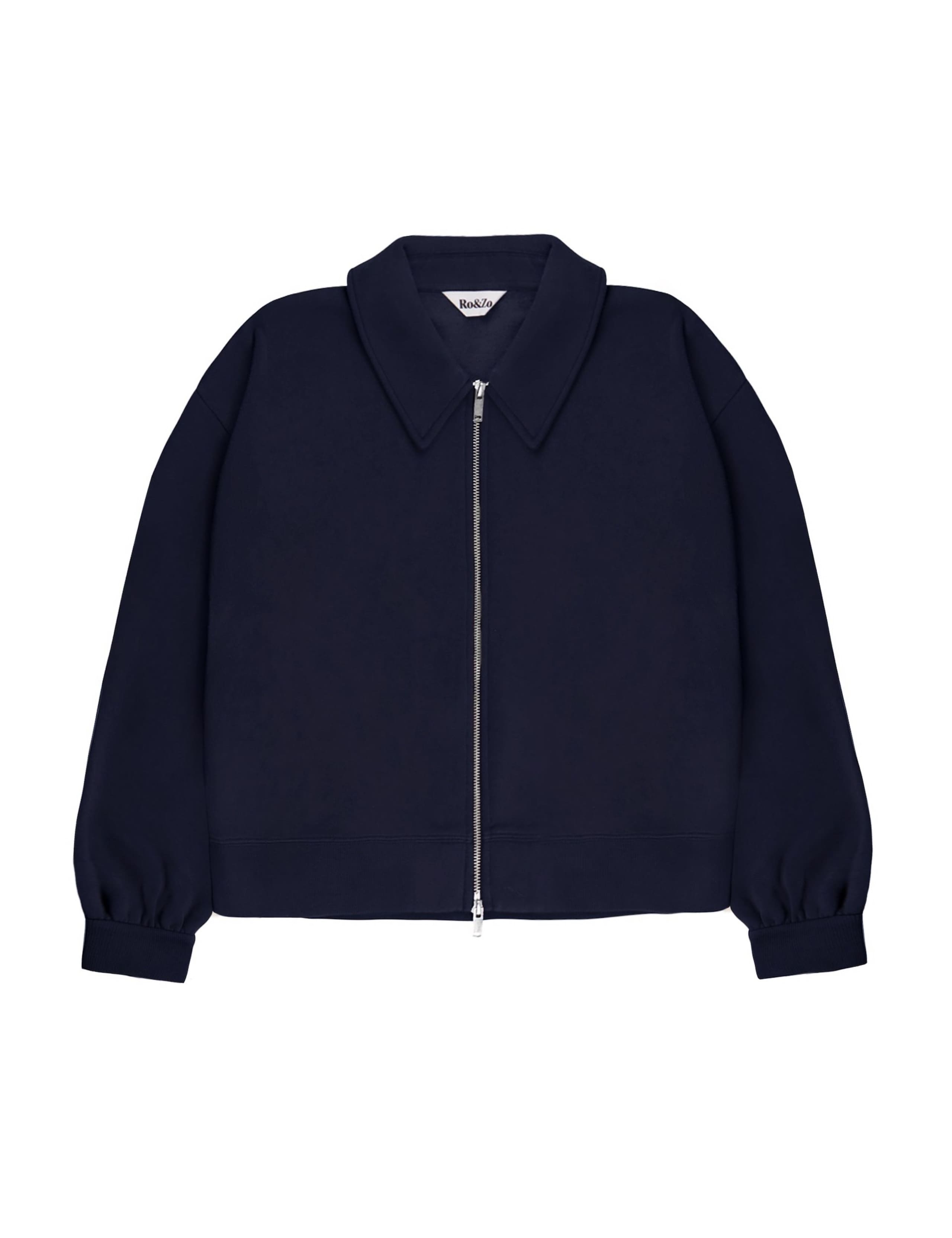 Cotton Rich Collared Sweatshirt Bomber Jacket 2 of 6