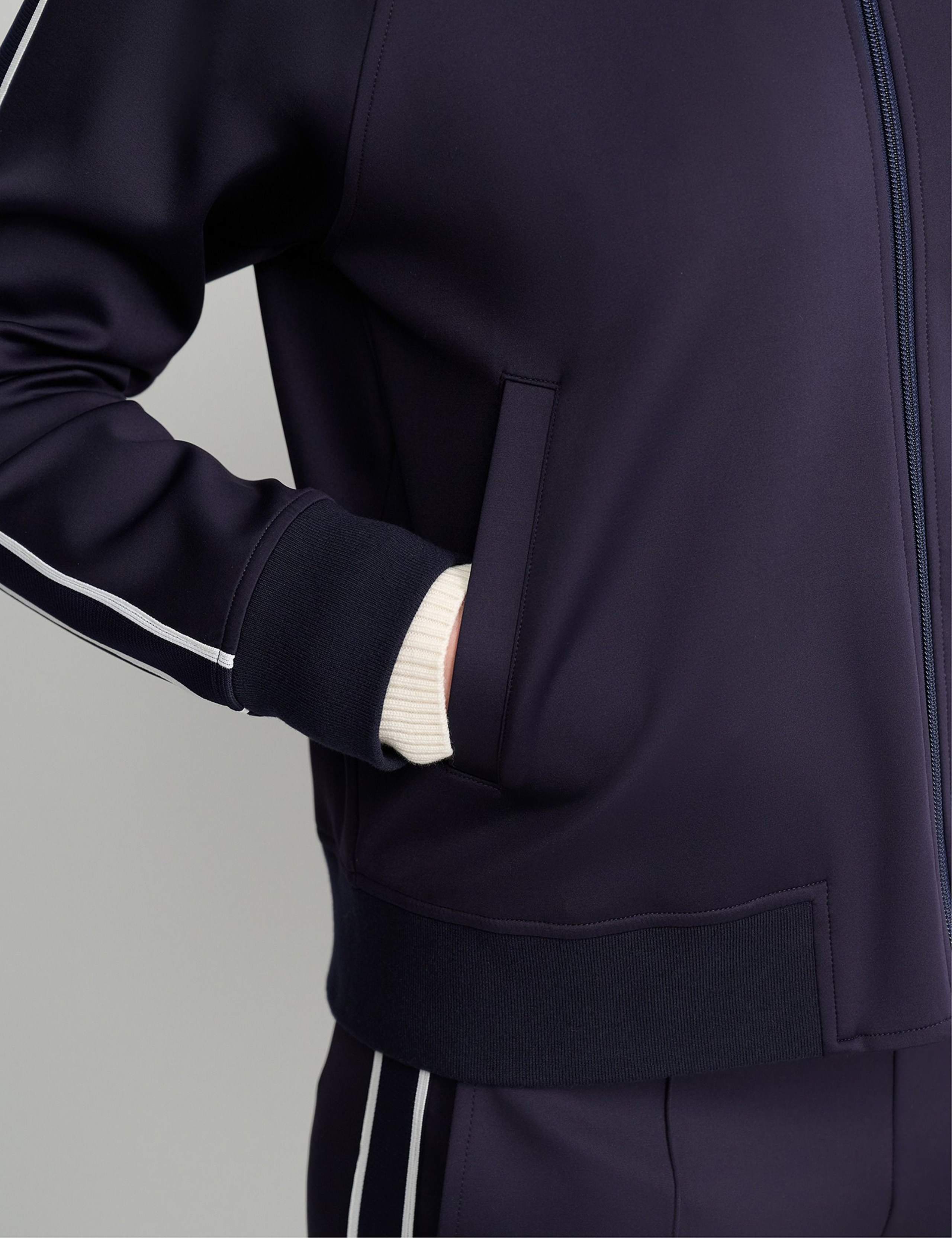 Zip Up Funnel Neck Sports Jacket 4 of 5