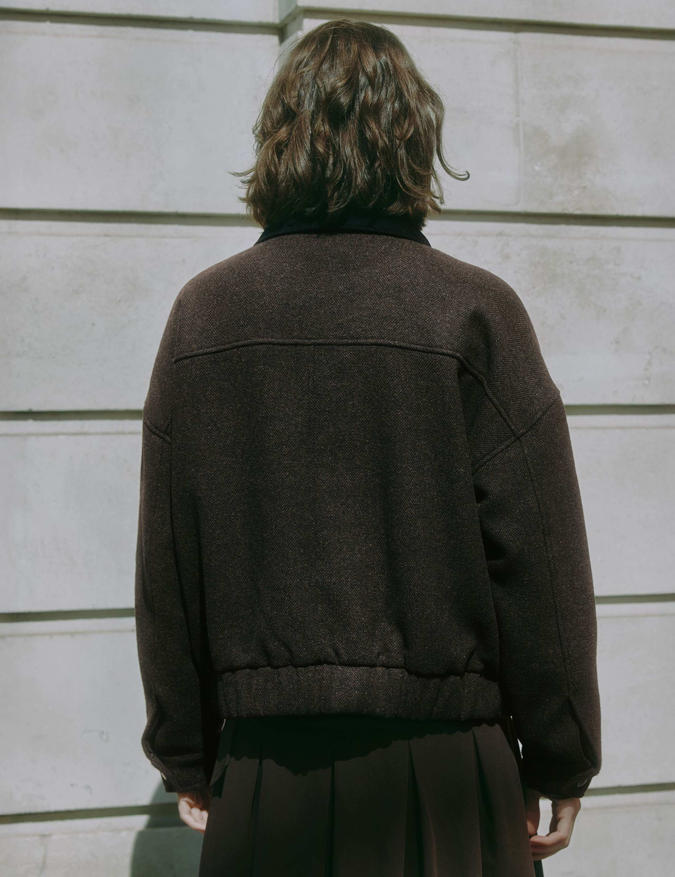 Wool Blend Flannel Relaxed Jacket 5 of 5