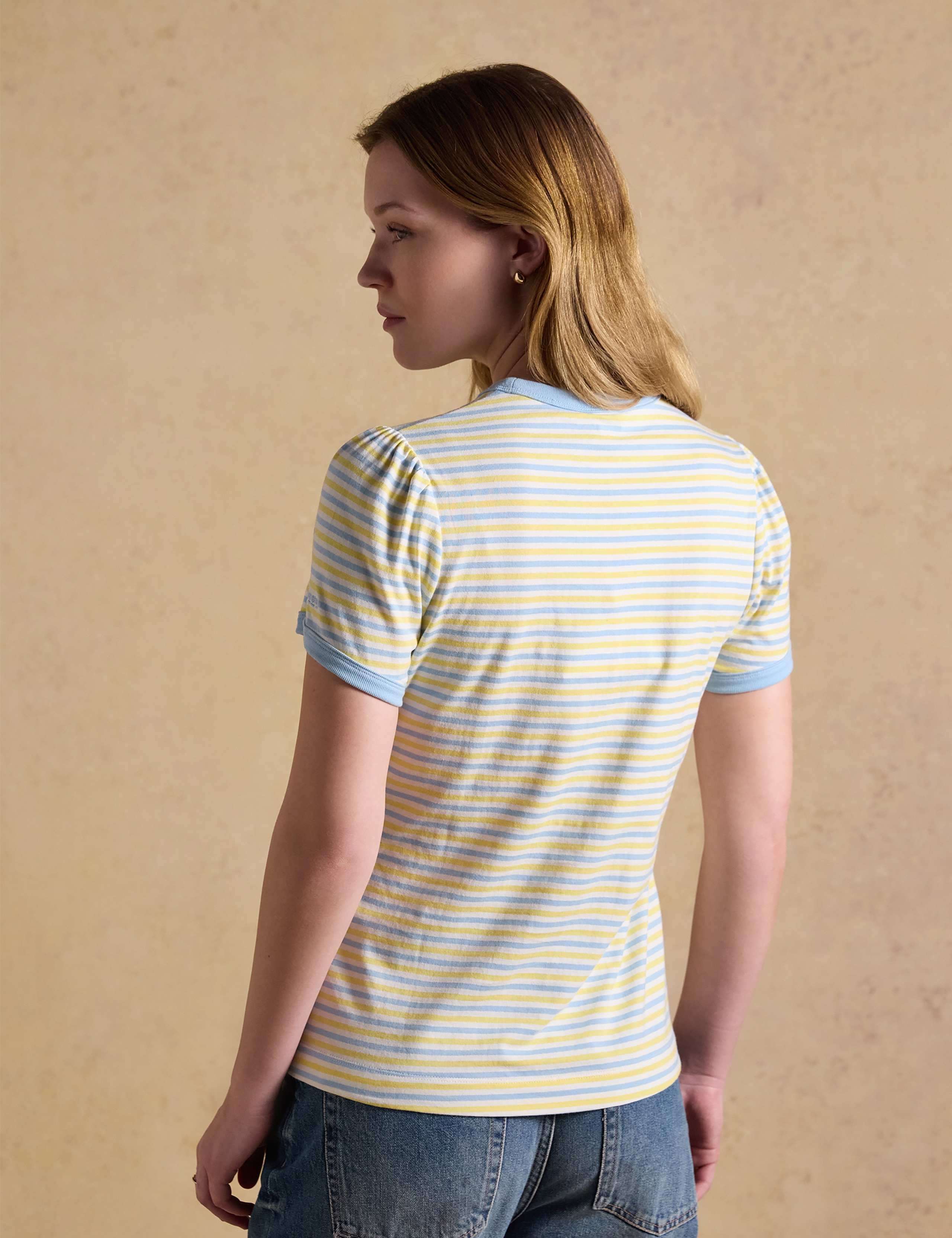 Pure Cotton Striped T-Shirt 2 of 5