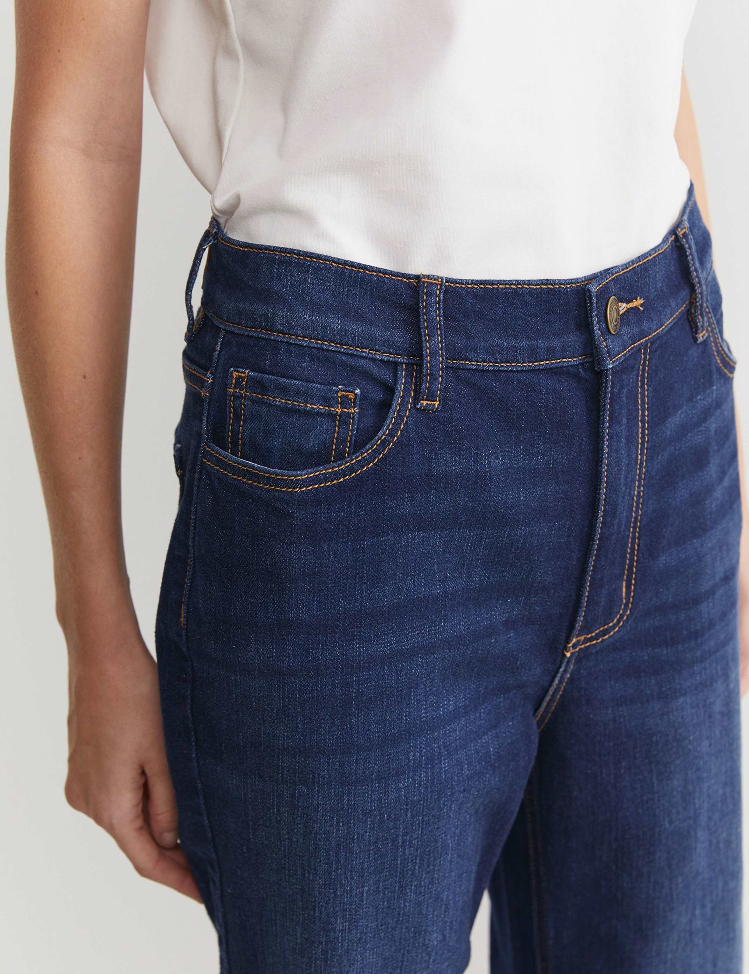 High Waisted Straight Leg Jeans 4 of 5