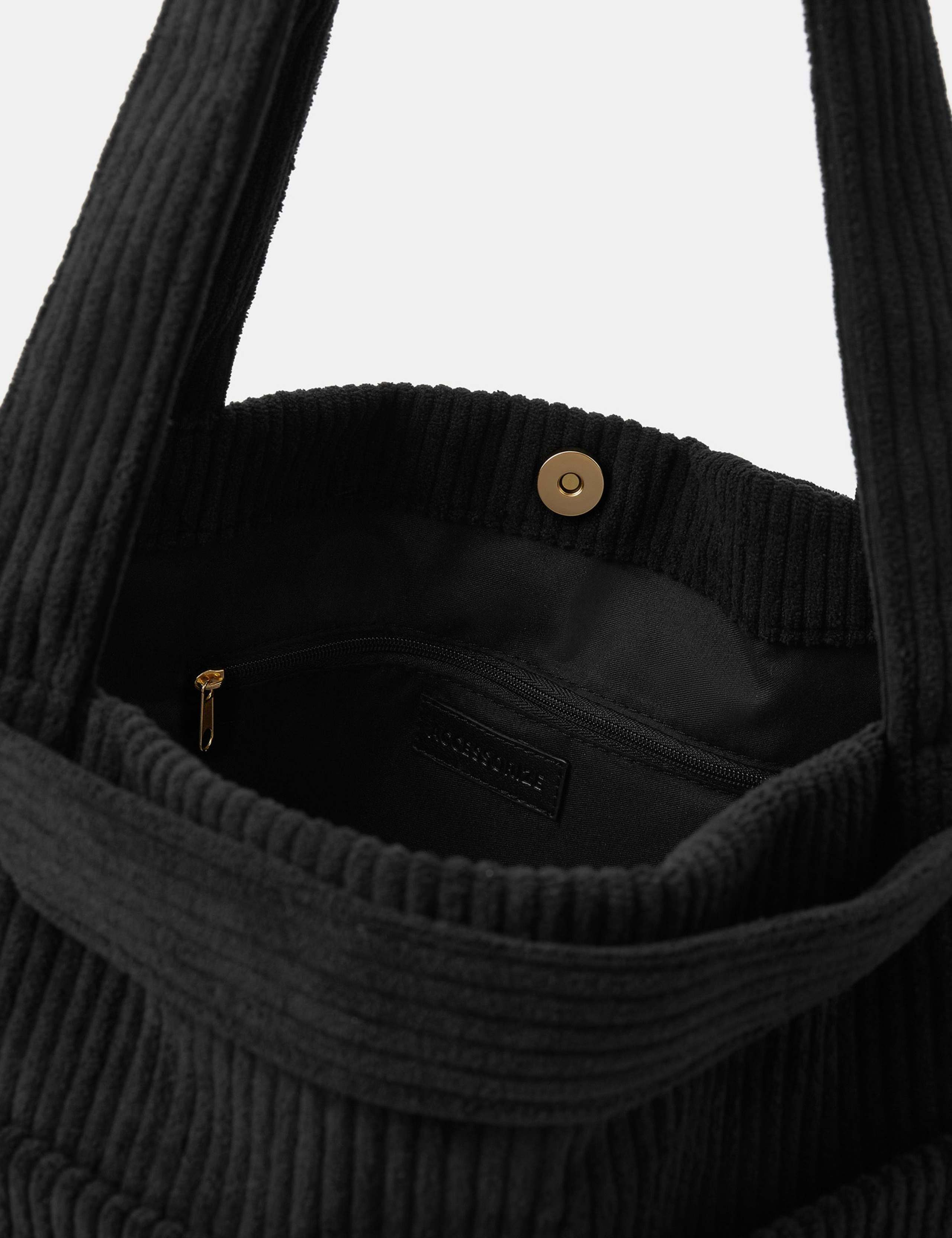 Double Handle Corduroy Shopper Bag 4 of 4