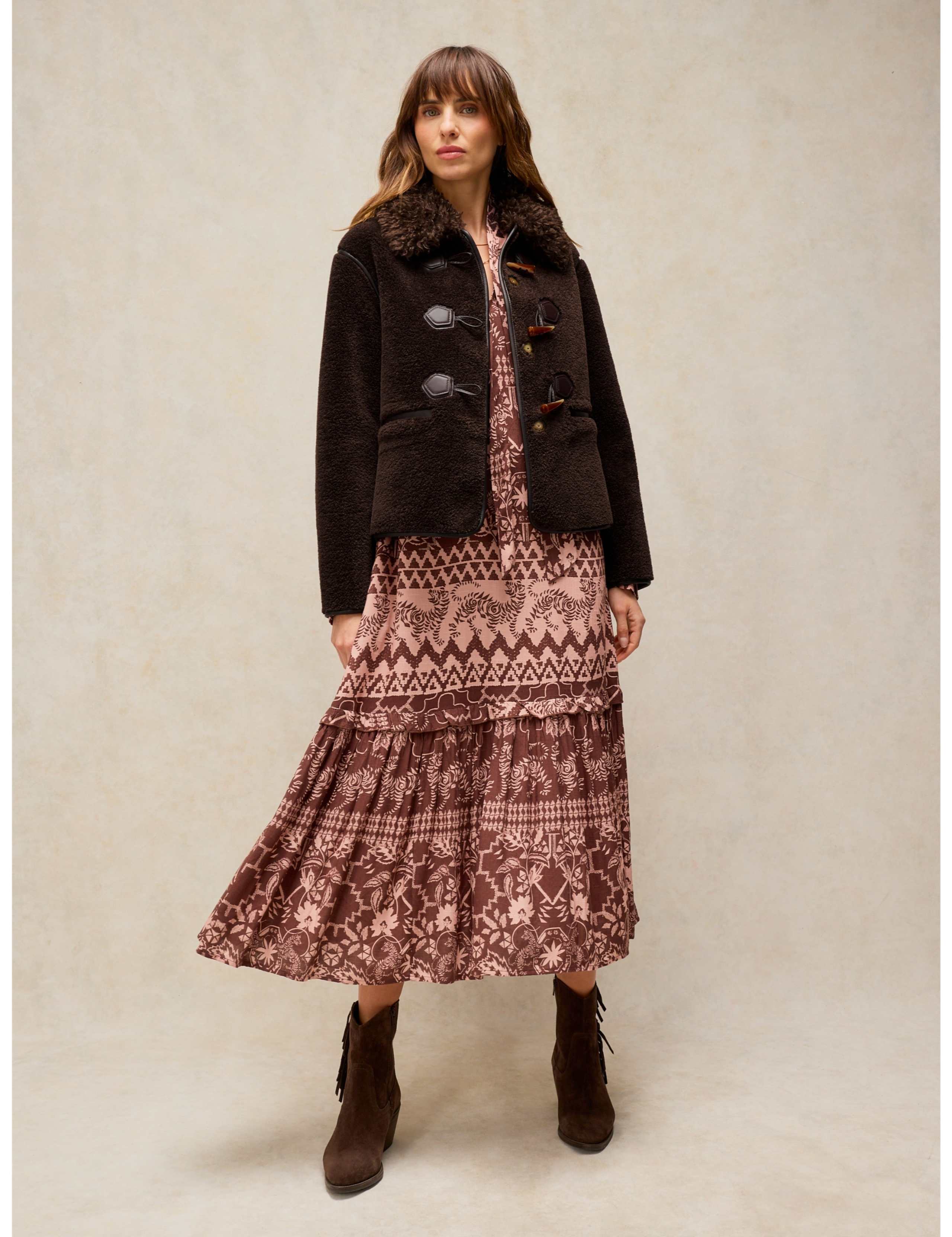 Raven Faux Fur Collared Jacket 5 of 7