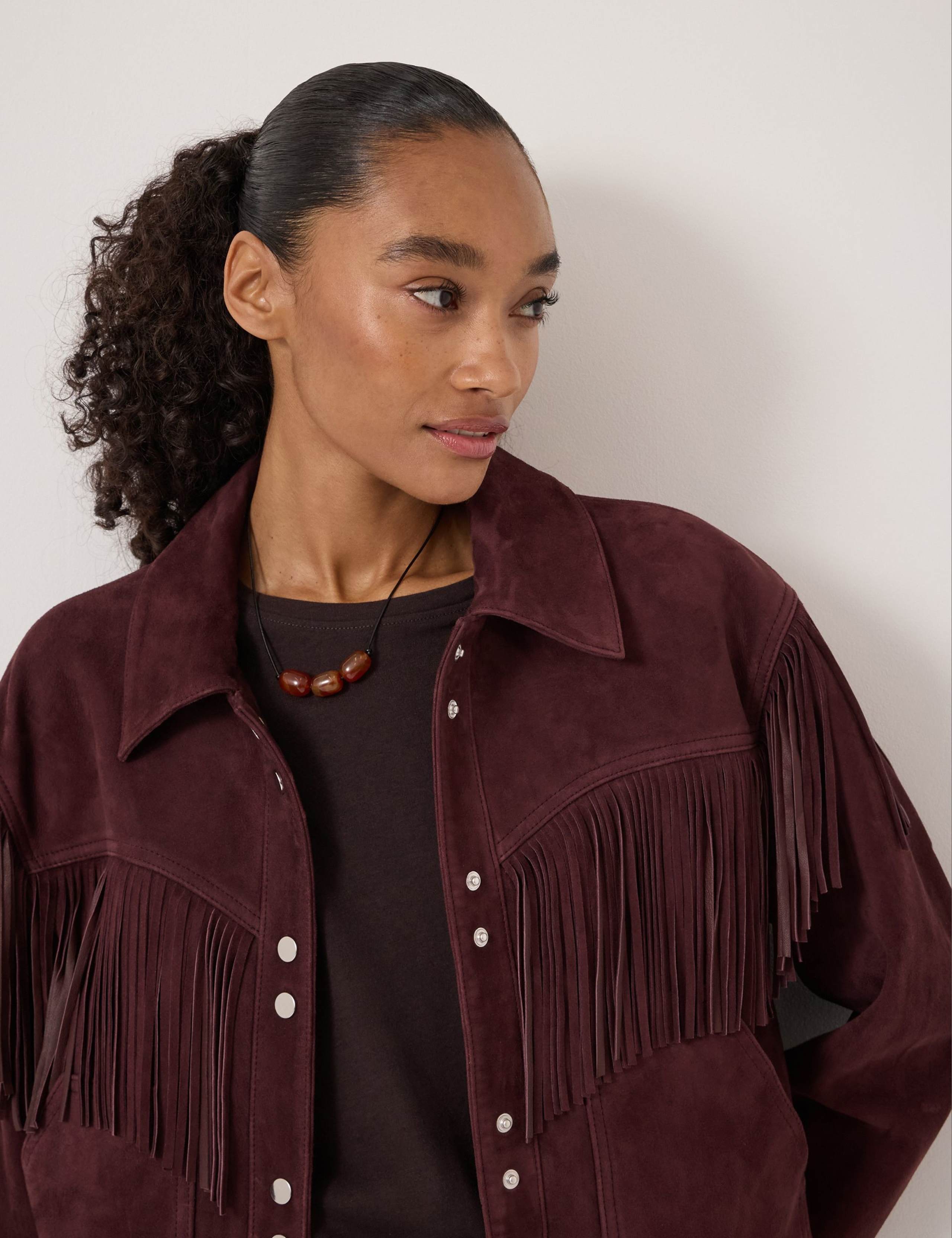 Suede Fringed Jacket 5 of 5