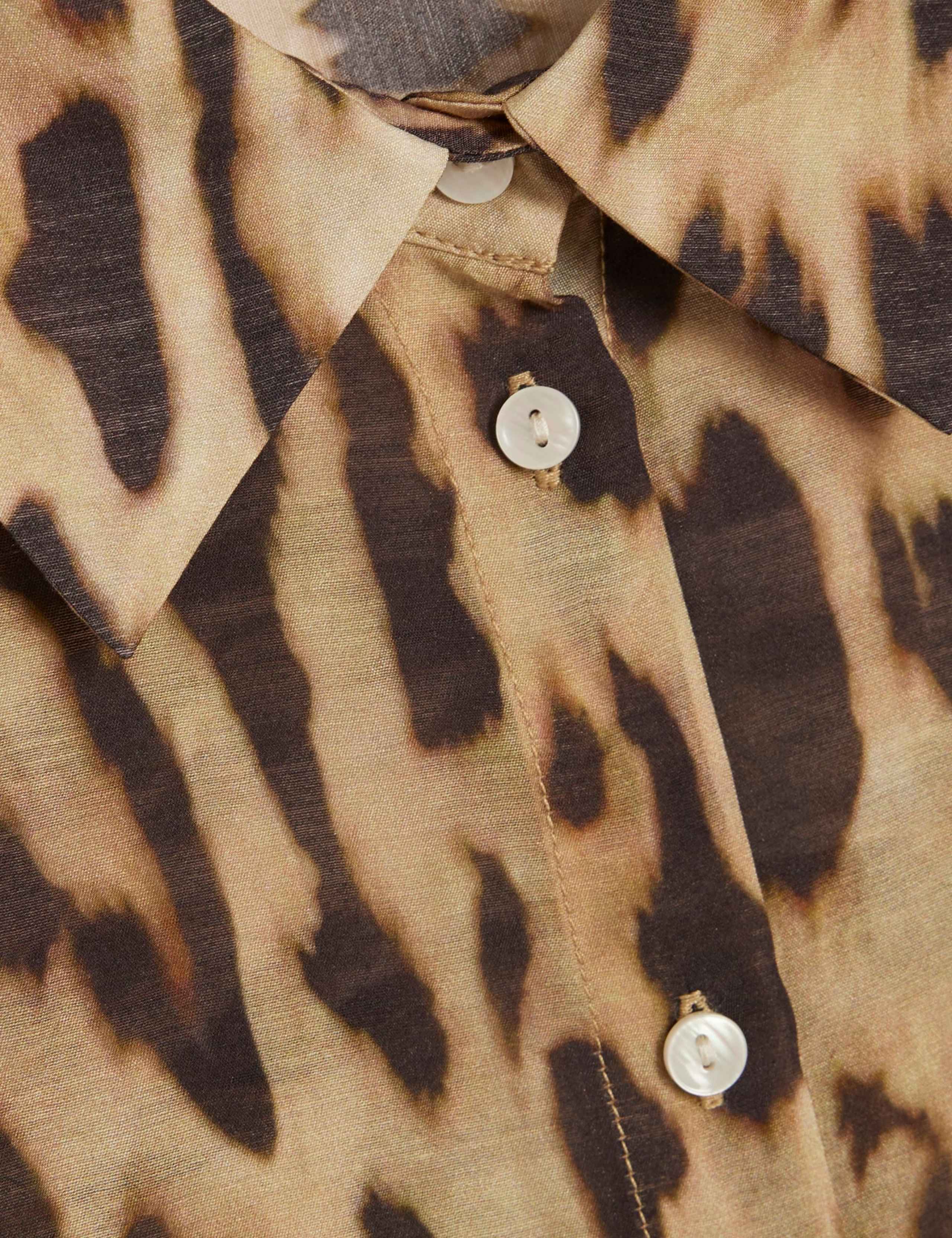 Animal Print Collared Shirt 4 of 5