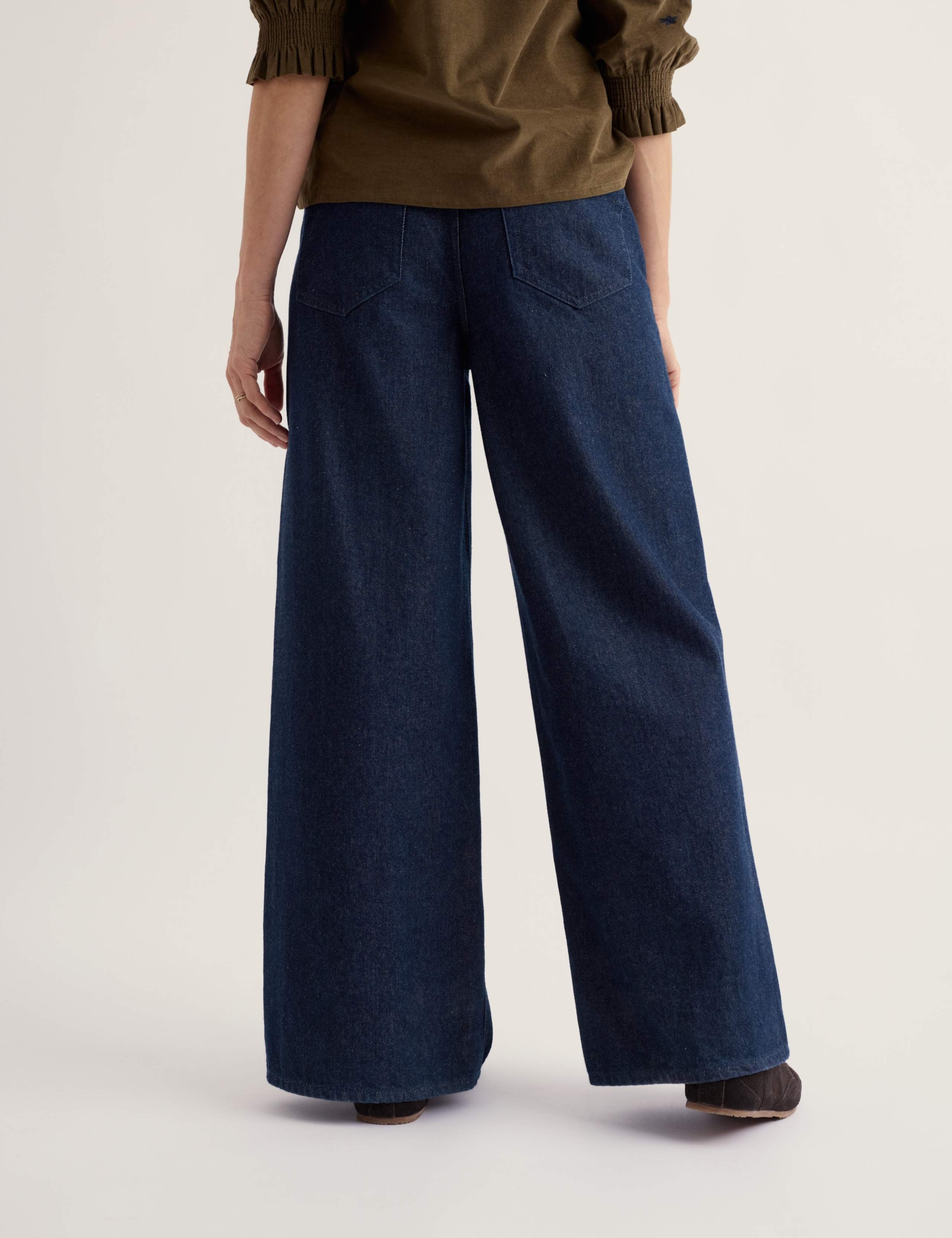 Mid Rise Wide Leg Jeans 3 of 5