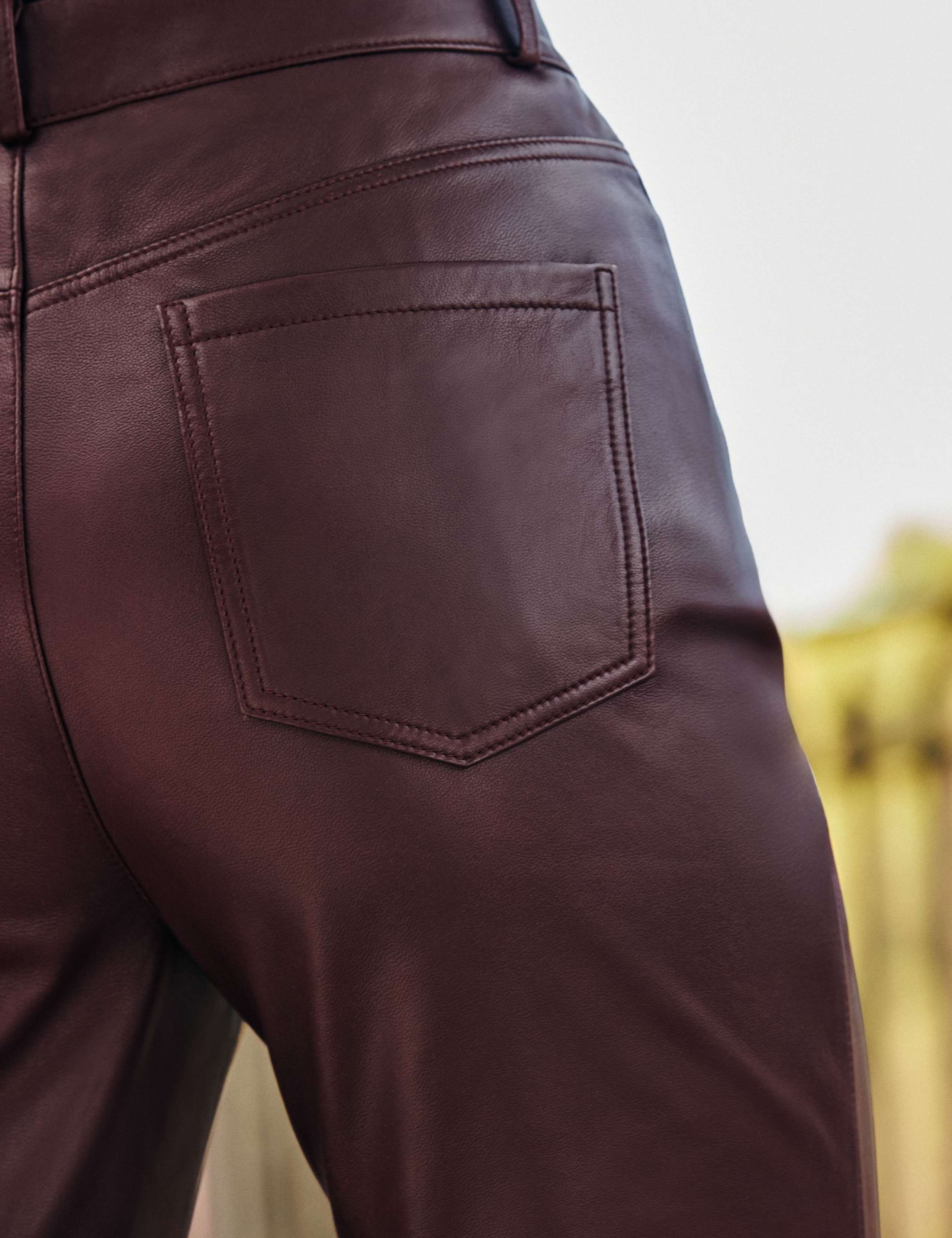 Leather Flared Trousers 8 of 8