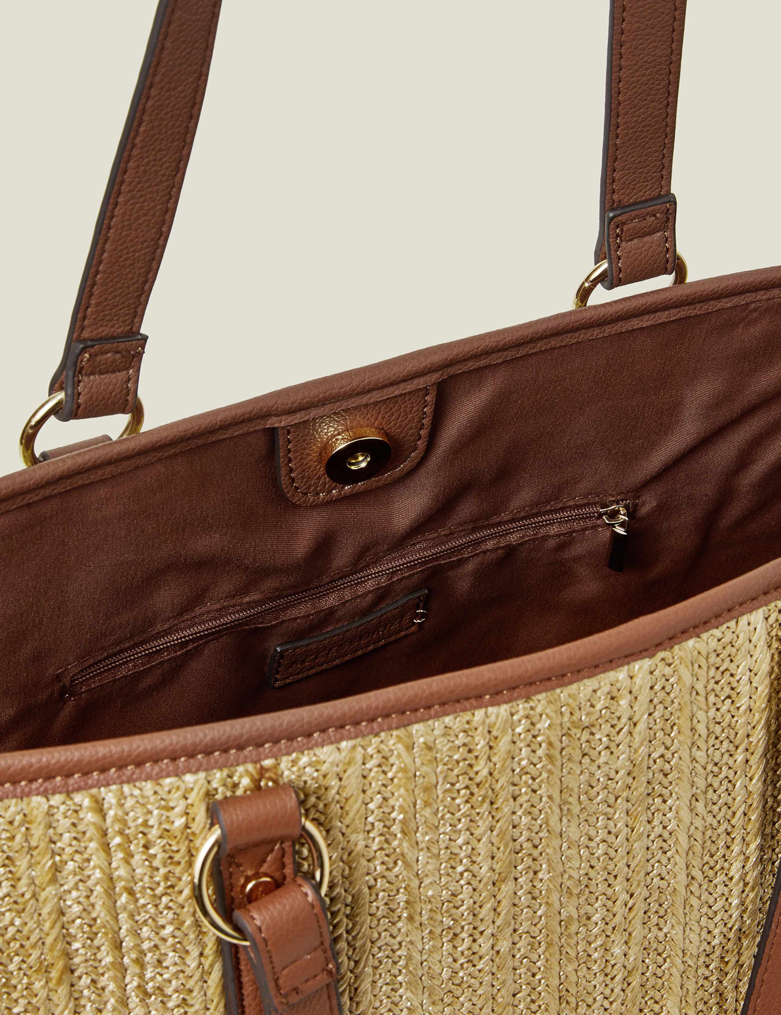 Raffia Metallic Shopper 5 of 5