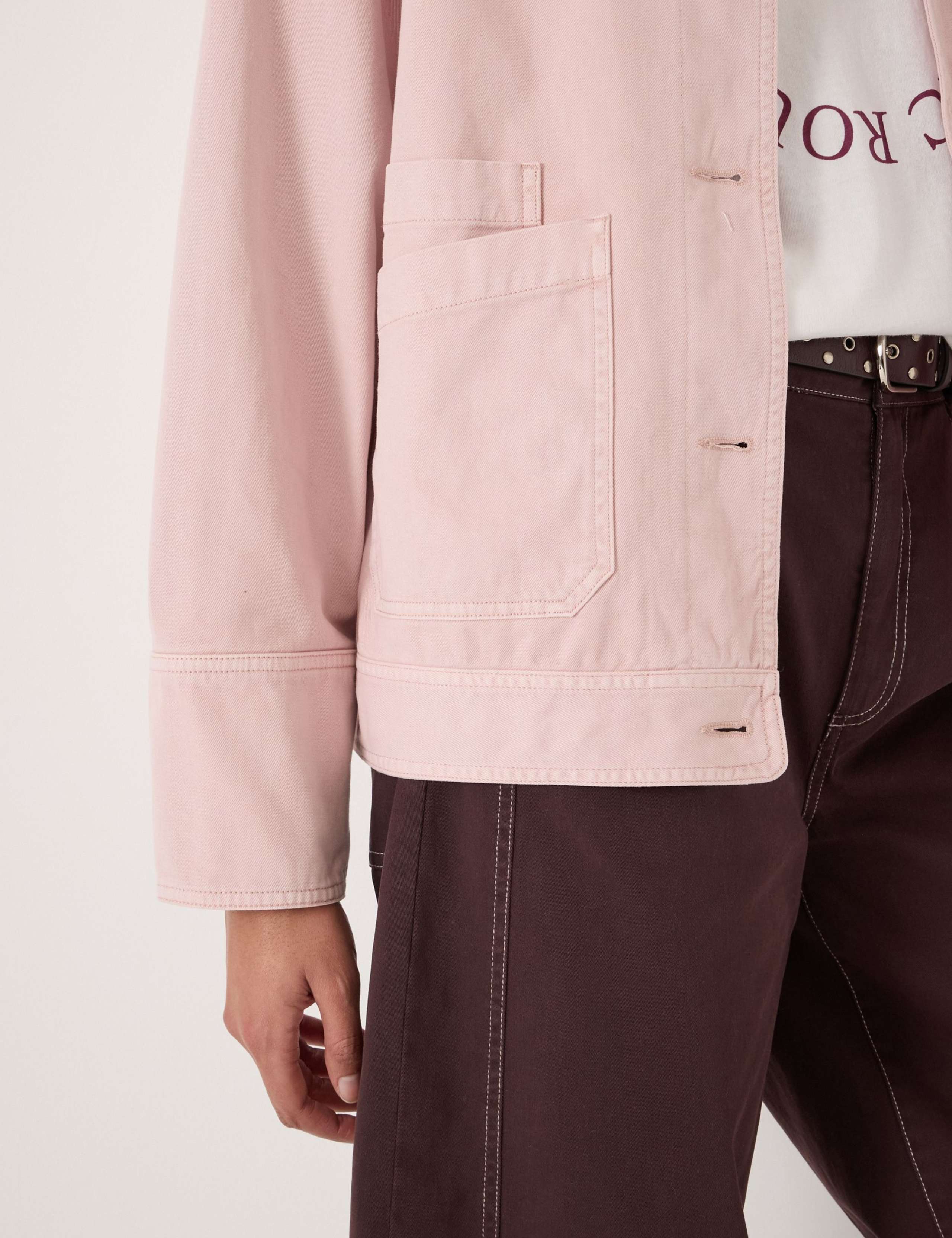 Pure Cotton Collared Utility Jacket 5 of 5