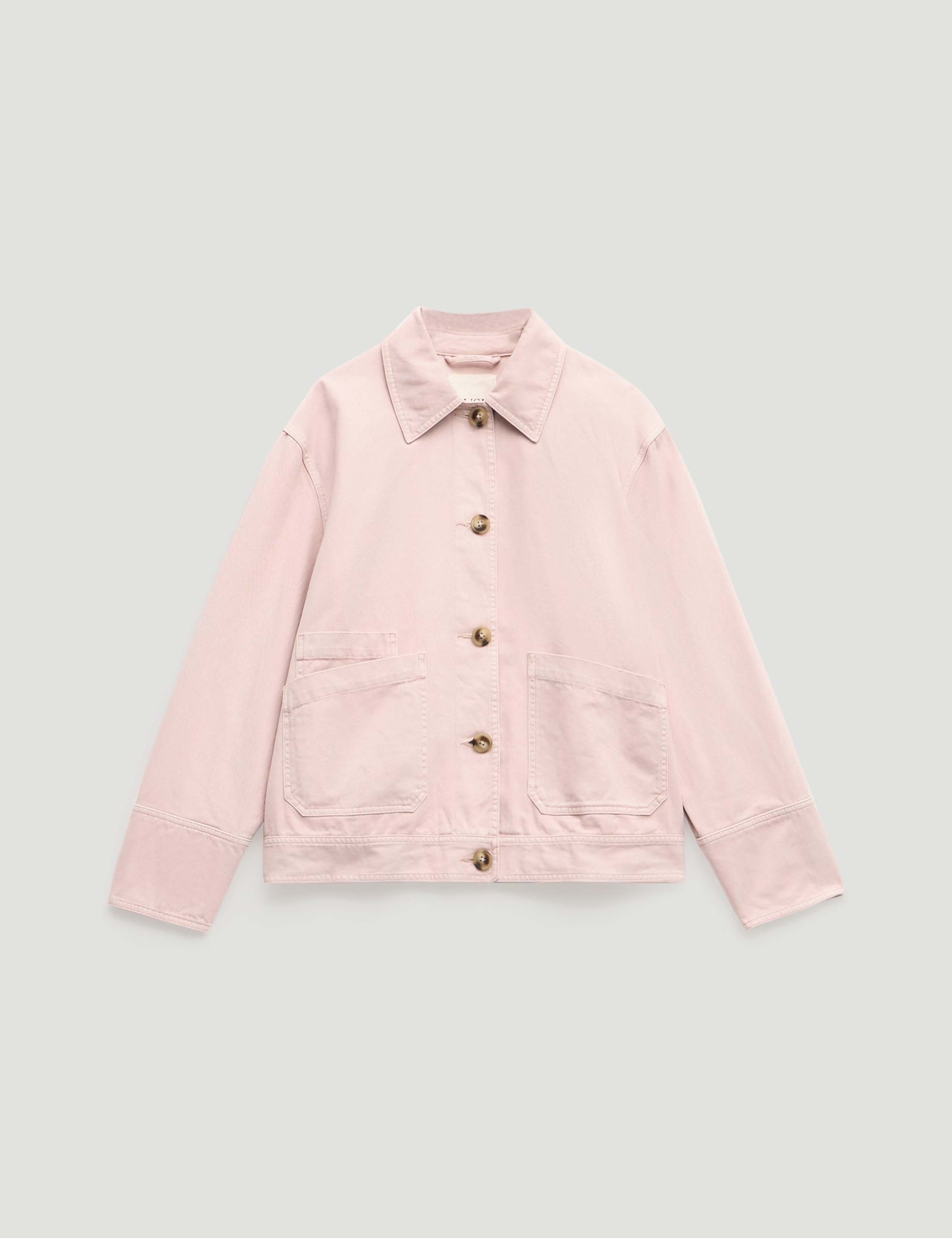 Pure Cotton Collared Utility Jacket 2 of 5