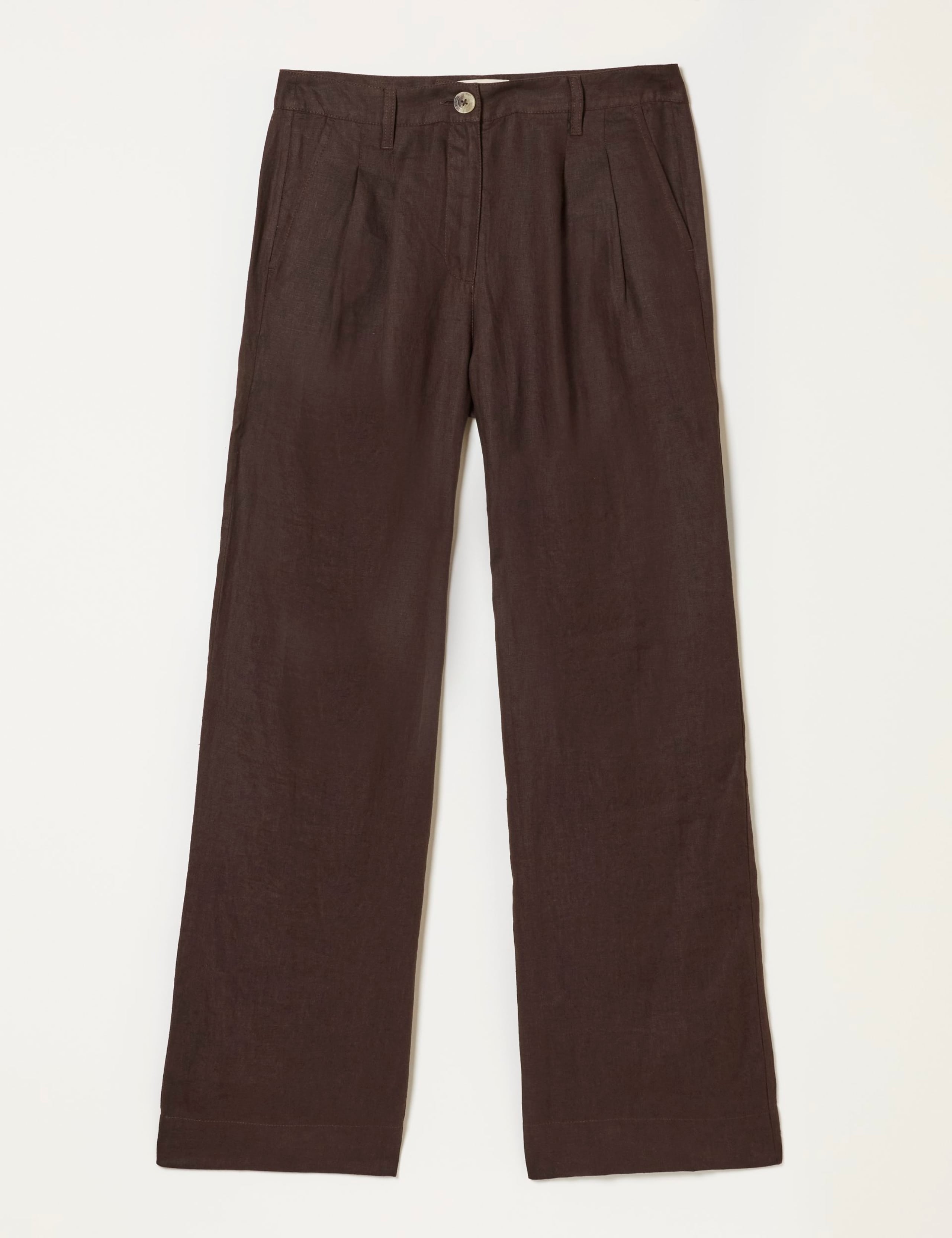 Pure Linen Wide Leg Trousers 2 of 6