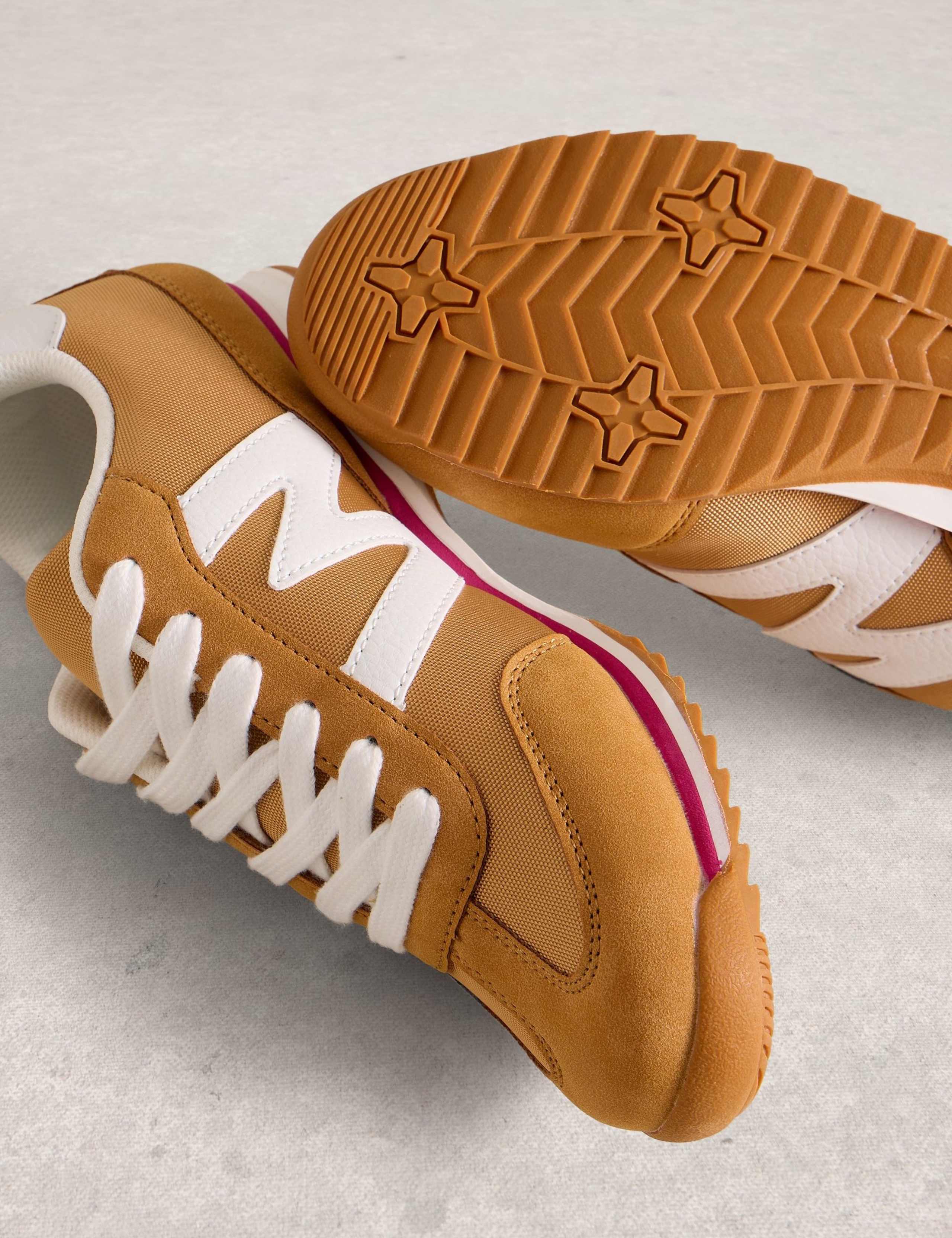 Colour Block Lace Up Trainers 2 of 4