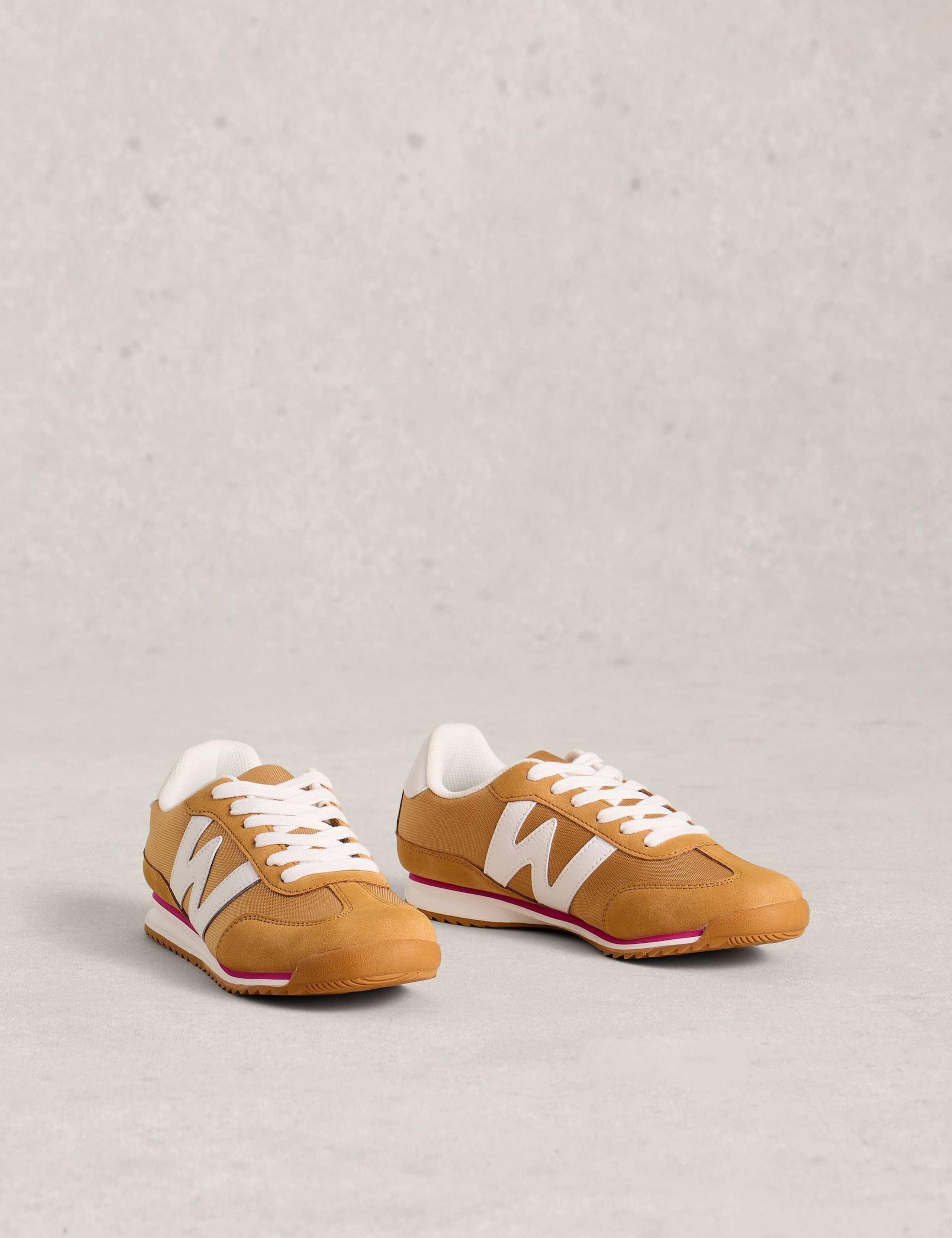 Colour Block Lace Up Trainers 4 of 4