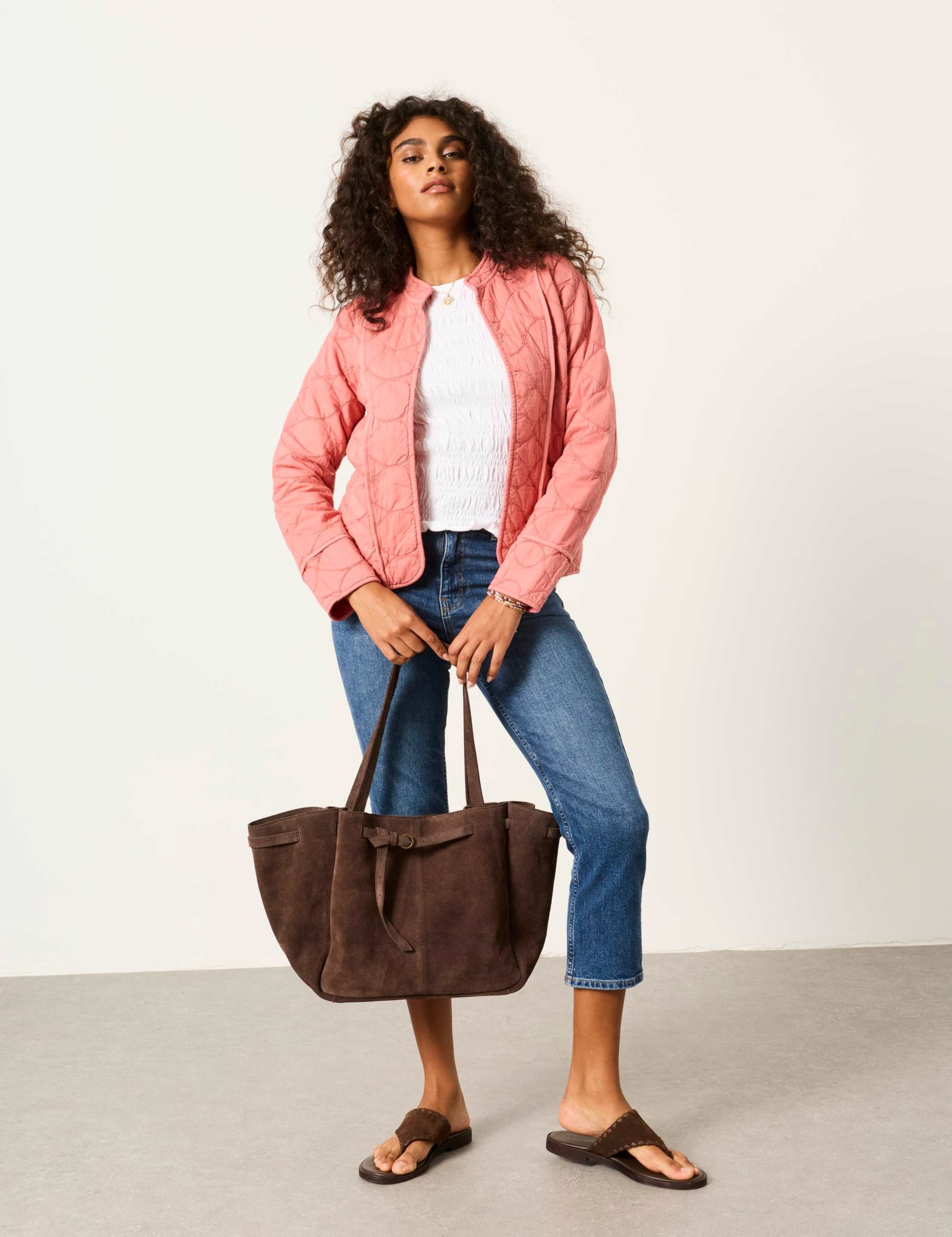 Pure Cotton Quilted Jacket 4 of 5