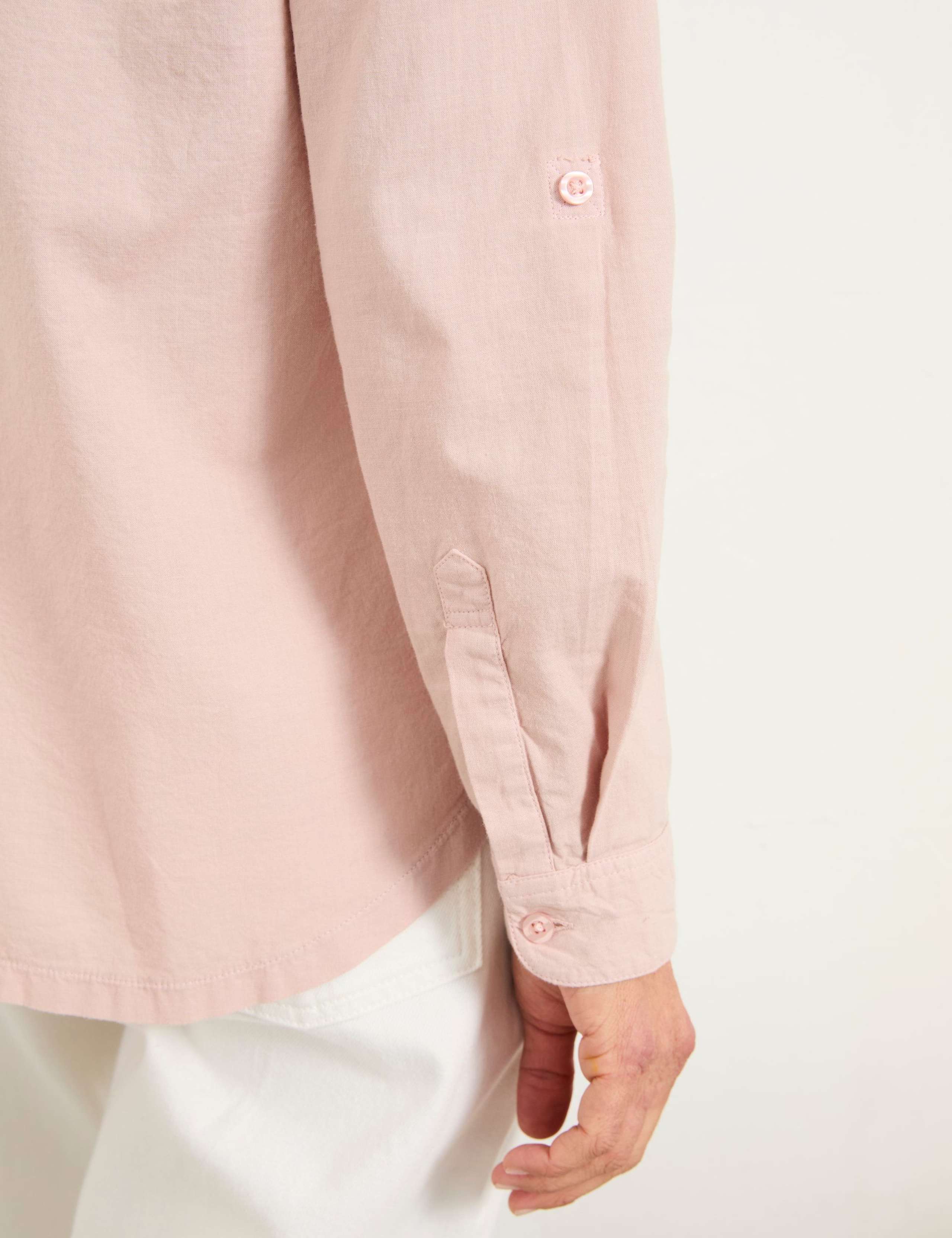 Woven Jersey Collared Popover Shirt 4 of 5
