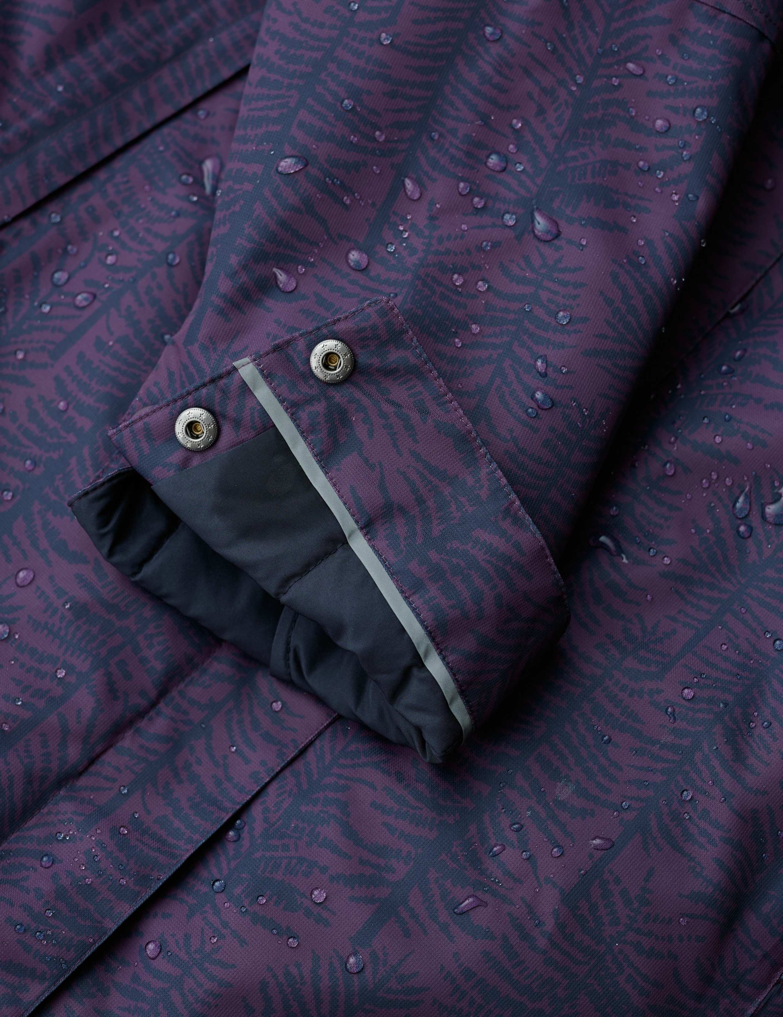 Waterproof Printed Hooded Parka Raincoat 4 of 5