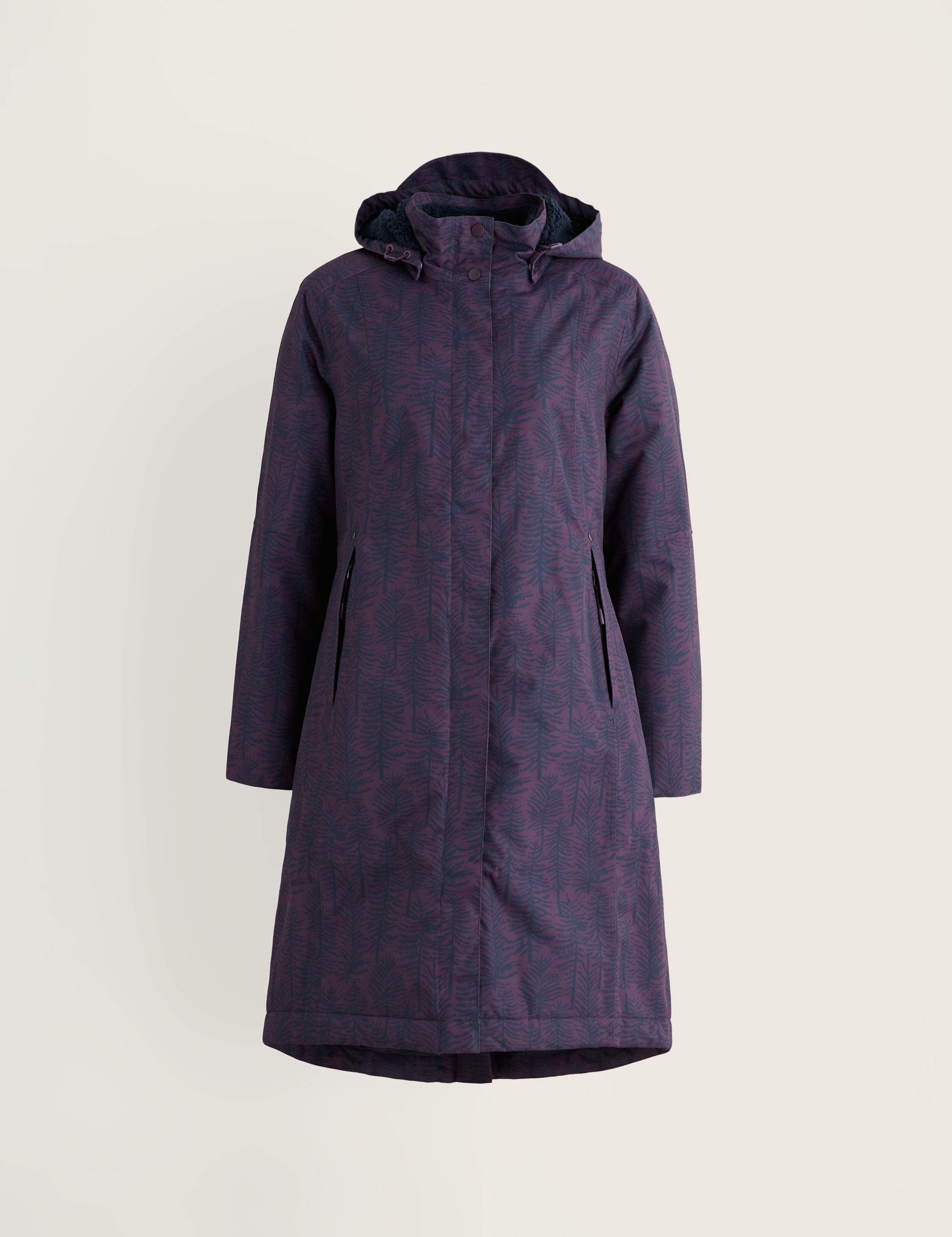 Waterproof Printed Hooded Parka Raincoat 2 of 5