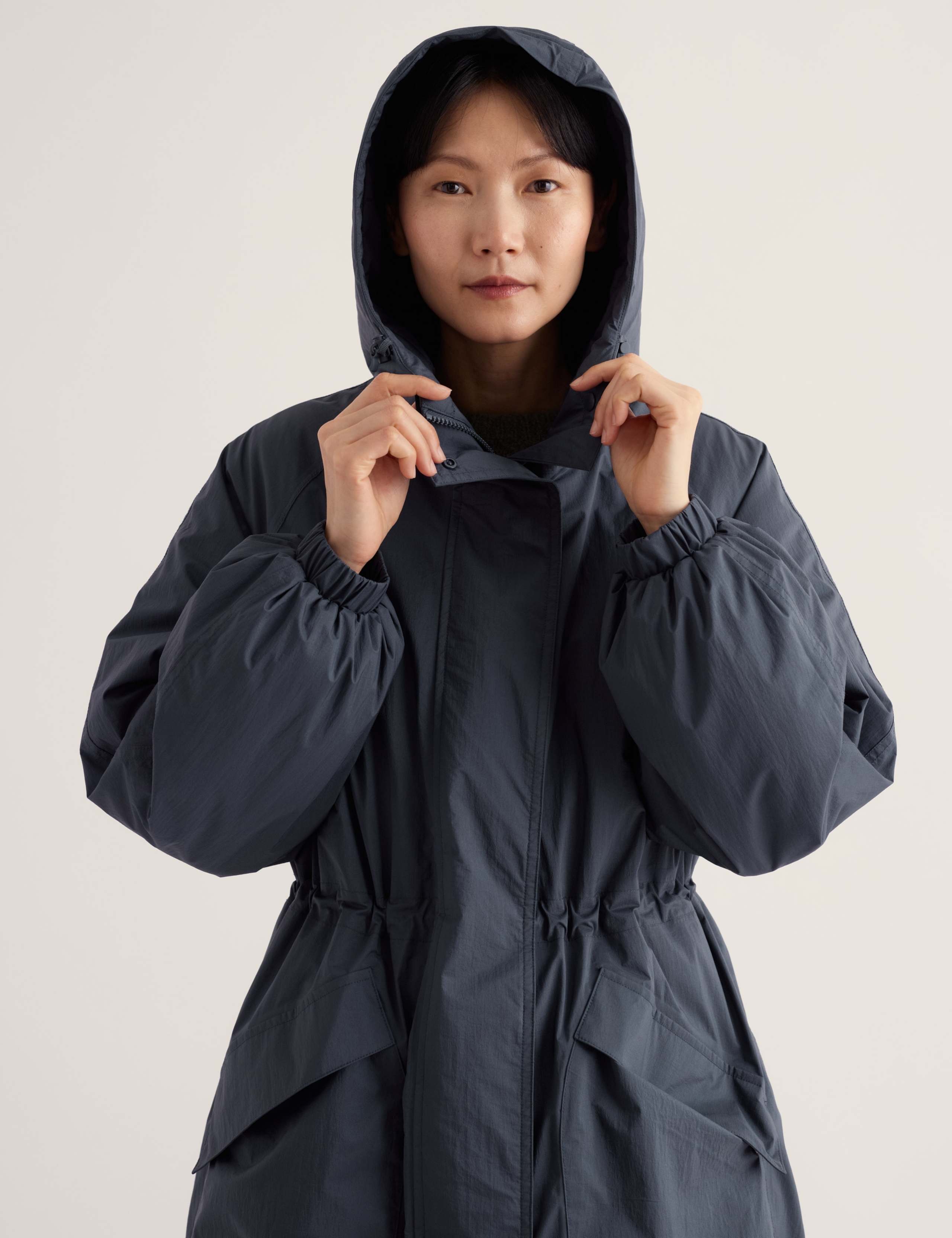 Hooded Longline Parka Coat 3 of 5