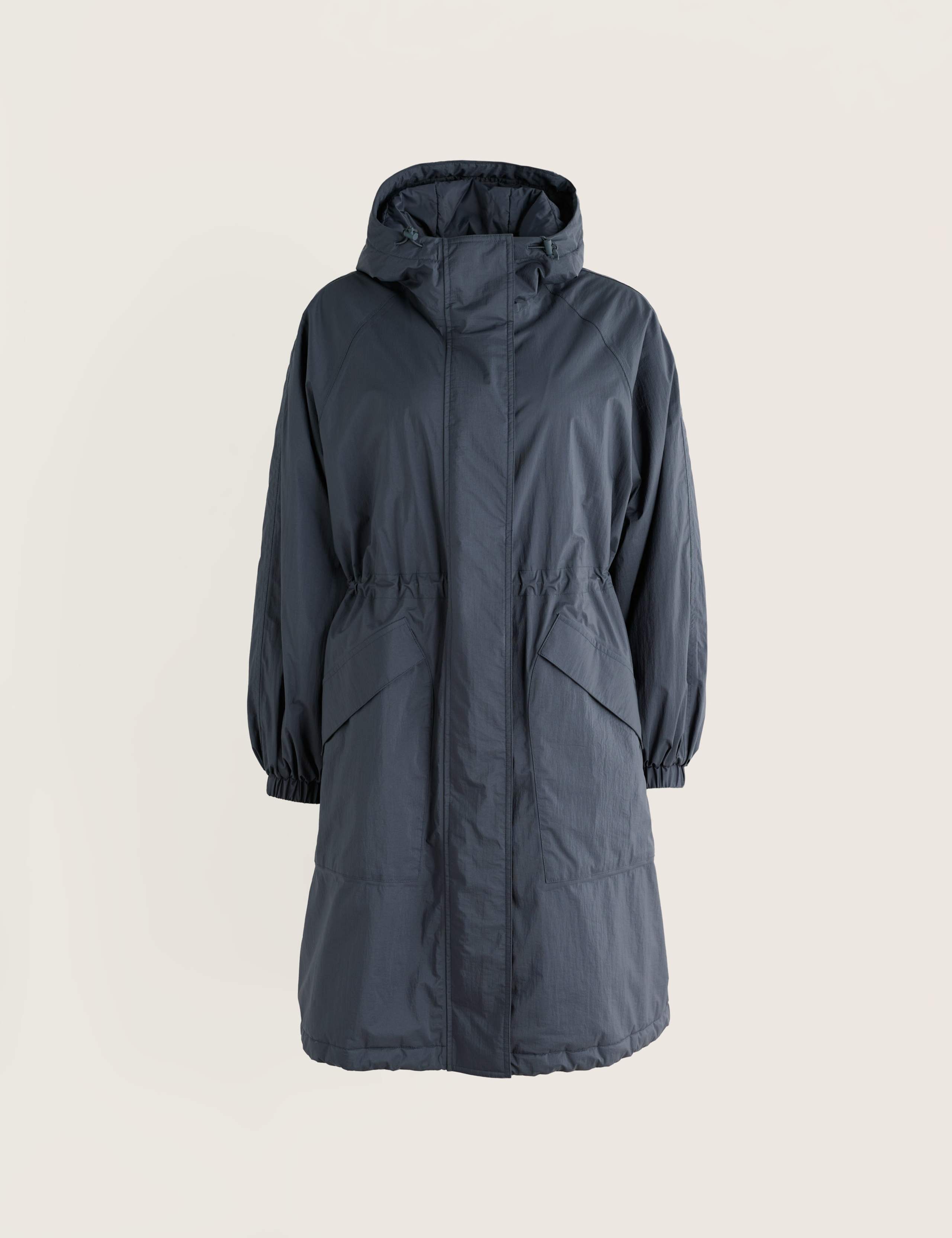 Hooded Longline Parka Coat 2 of 5