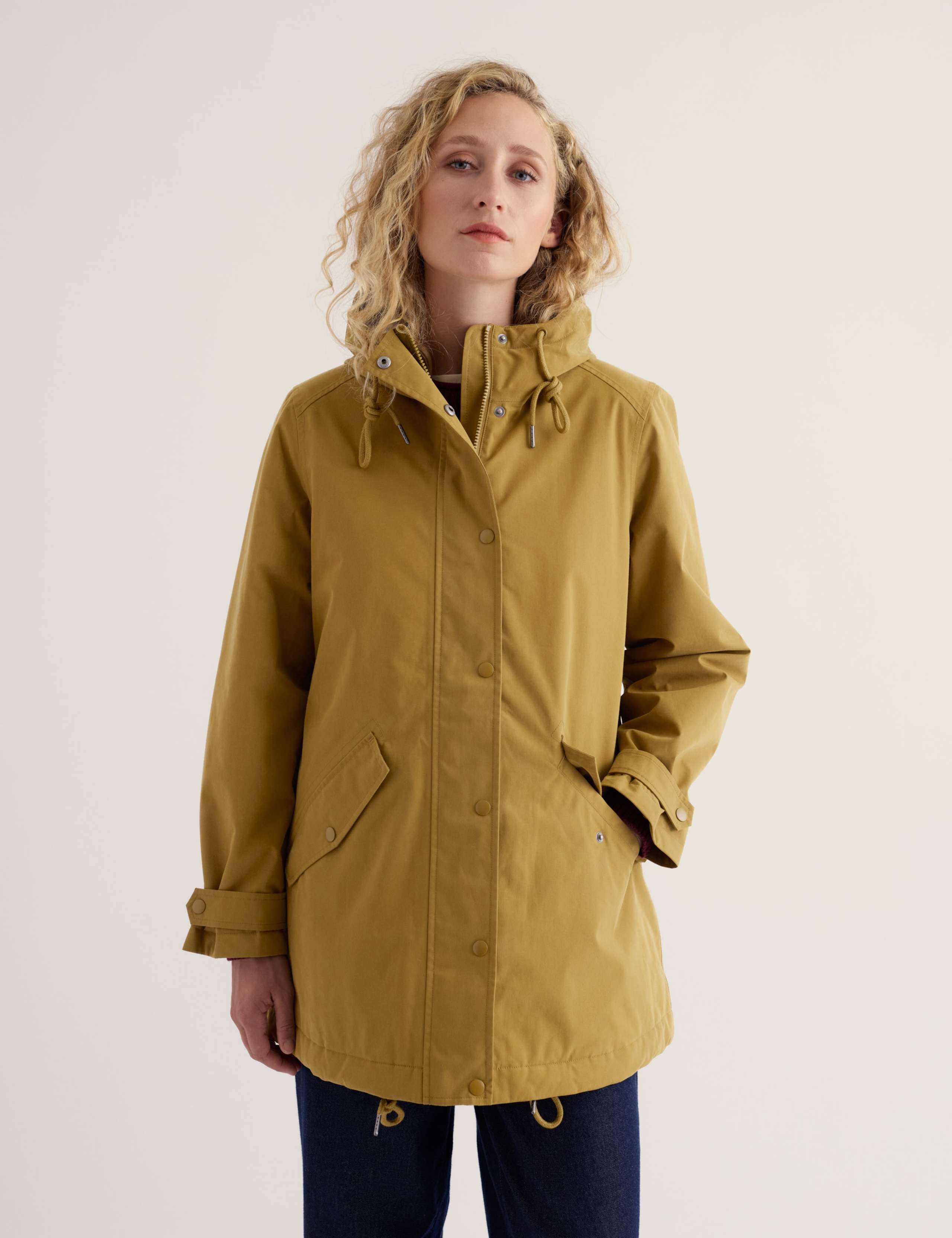 Cotton Rich Waterproof Hooded Raincoat 3 of 5