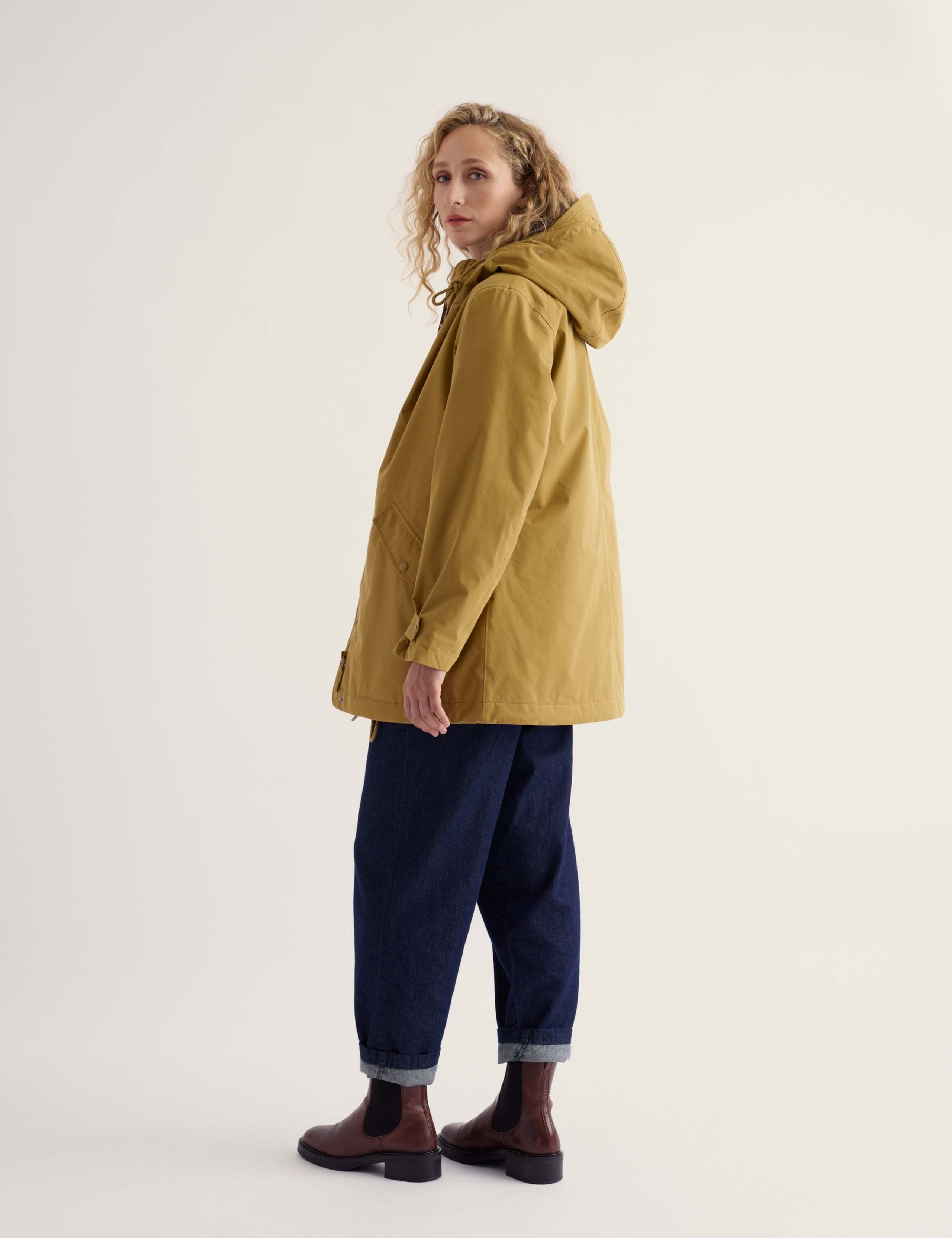 Cotton Rich Waterproof Hooded Raincoat 4 of 5