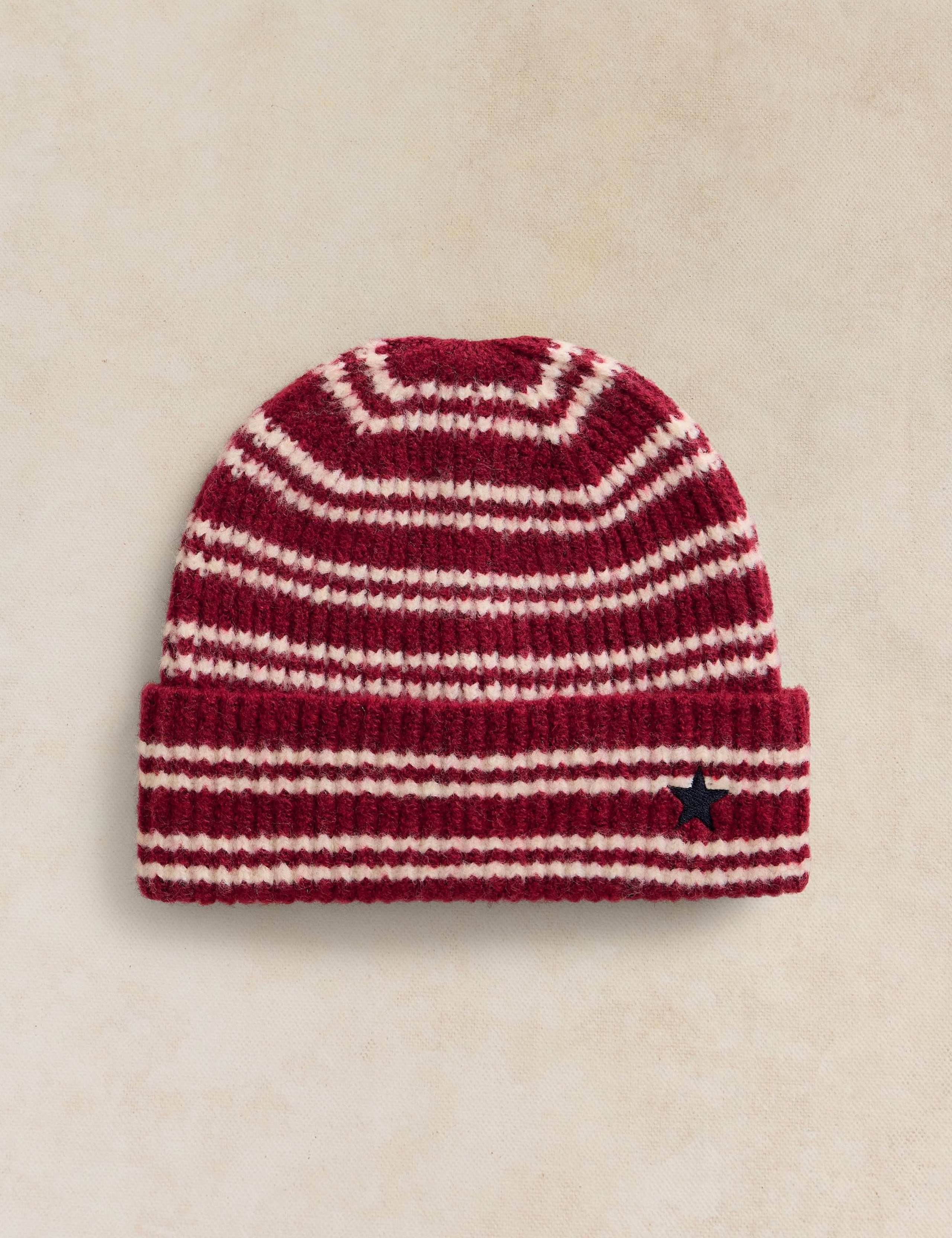 Striped Beanie with Wool 1 of 2