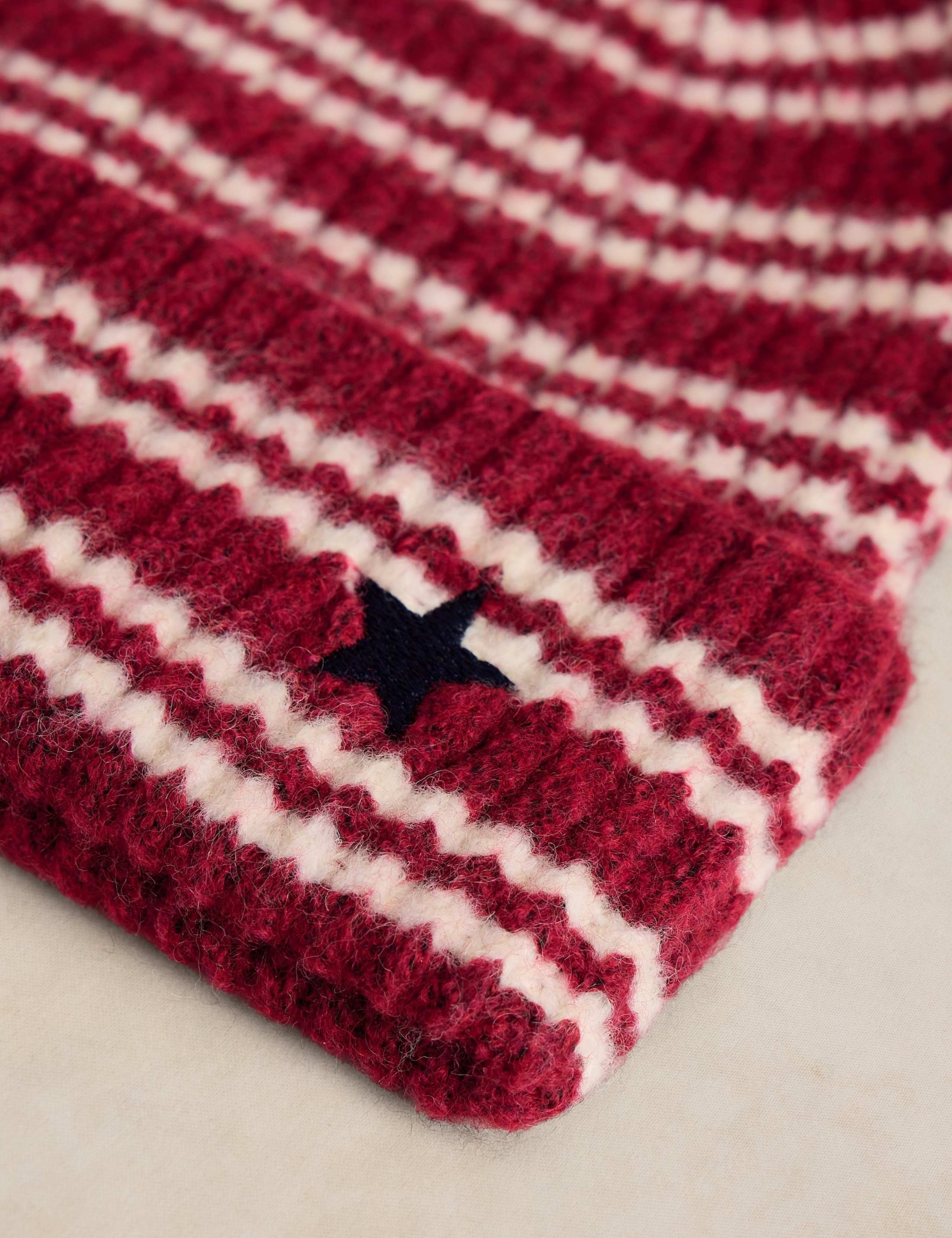 Striped Beanie with Wool 2 of 2