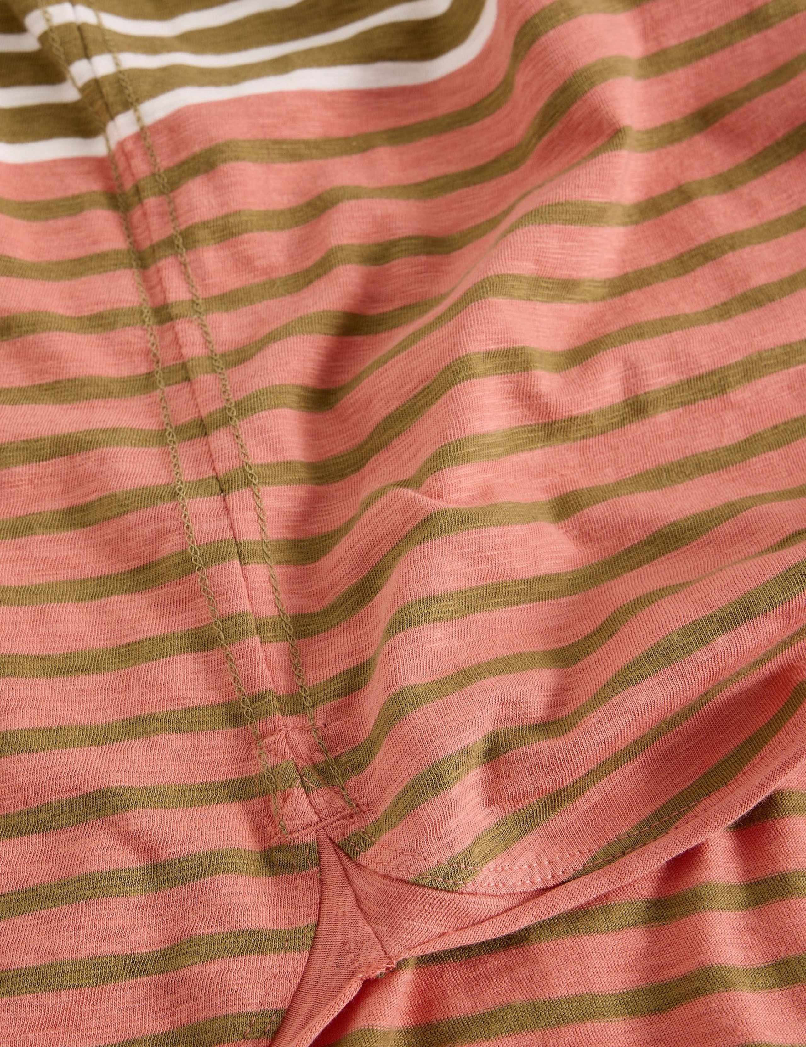 Pure Cotton Striped Crew Neck Top 5 of 6