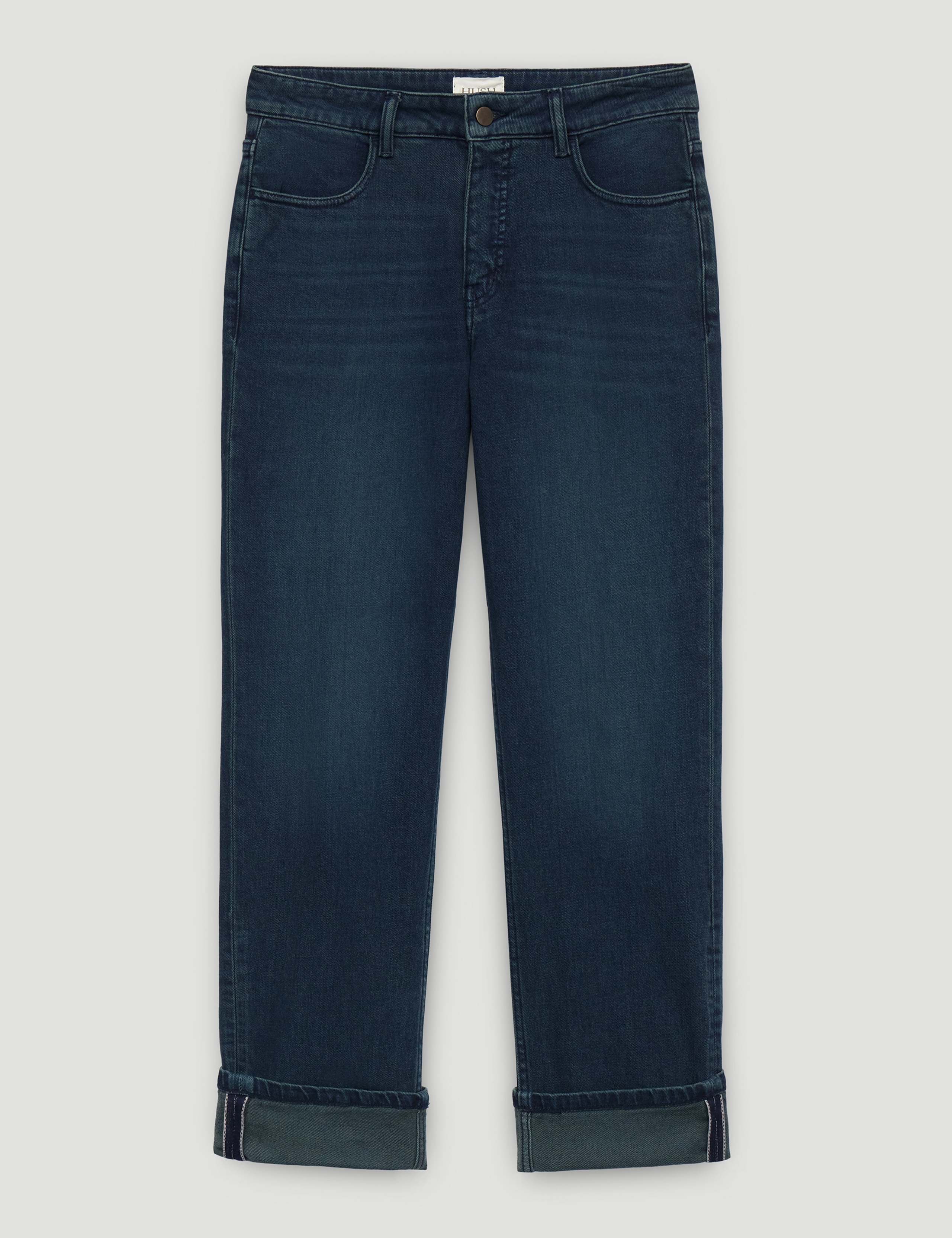 Turn Up Straight Leg Jeans 2 of 5