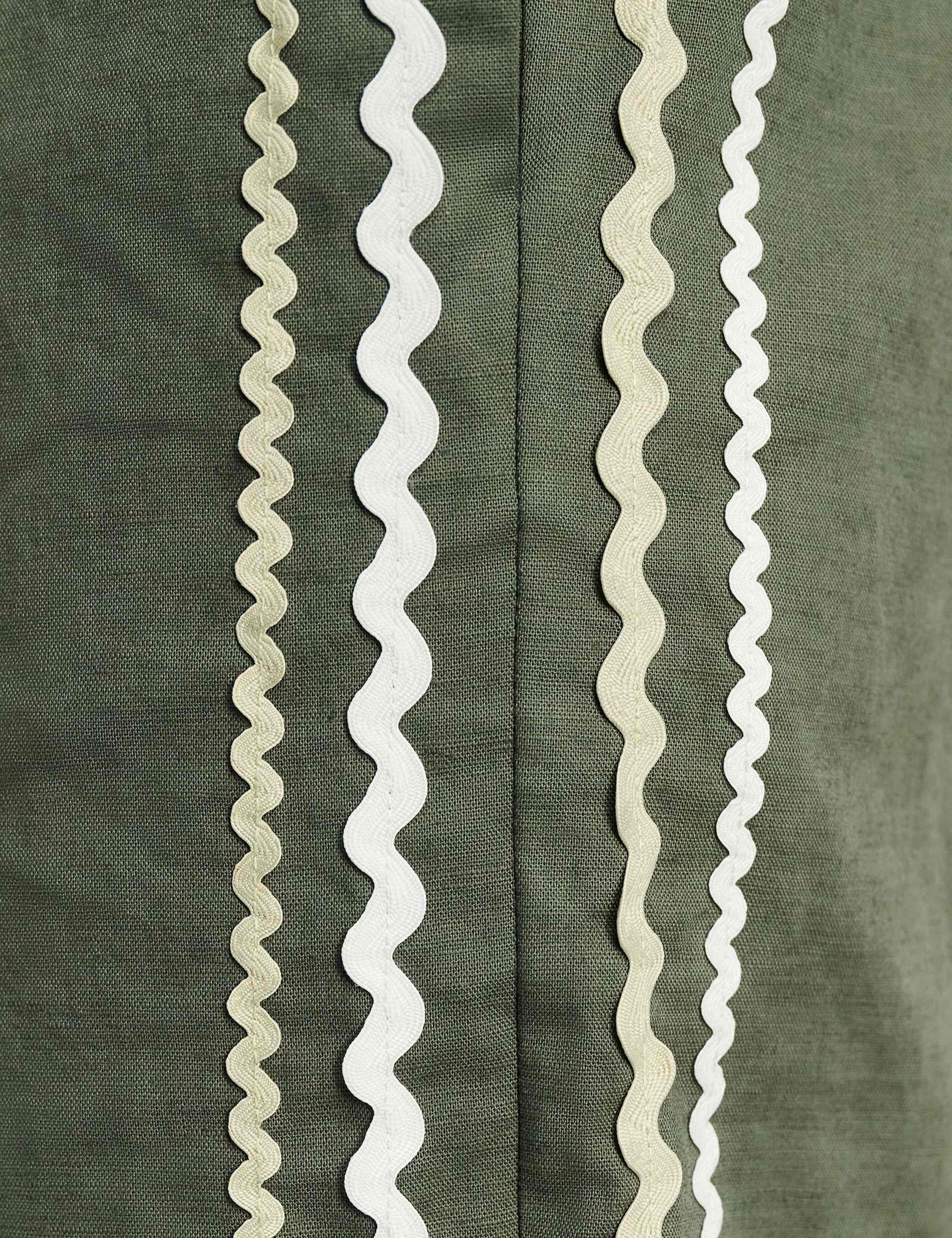 Cotton Rich Wide Leg Trousers 6 of 6