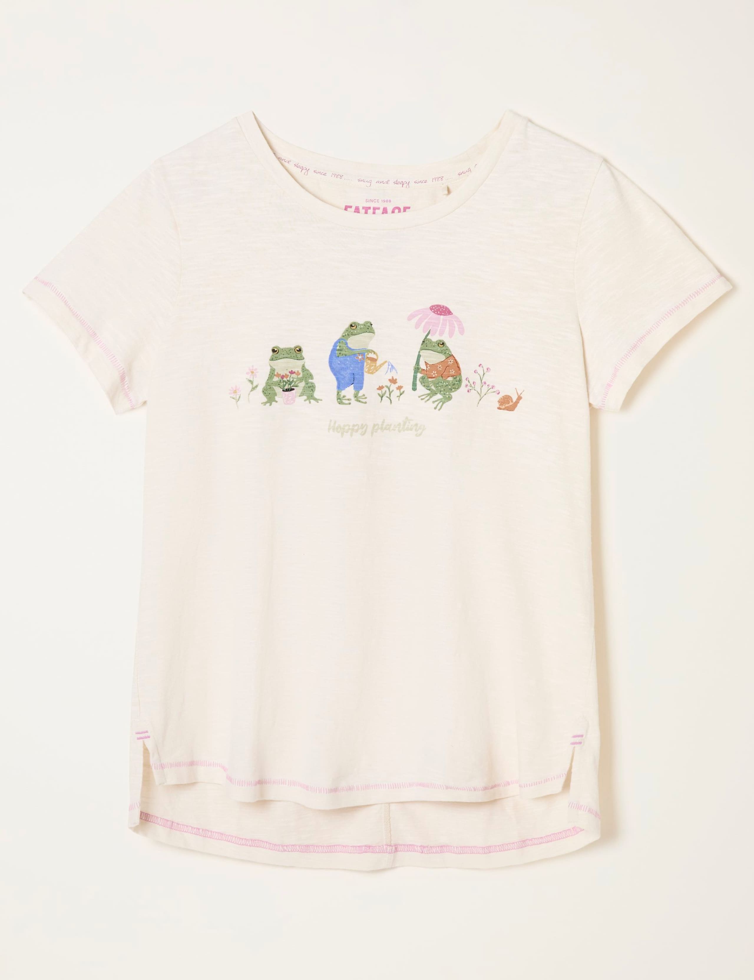 Pure Cotton Frog Pyjama Top 2 of 6